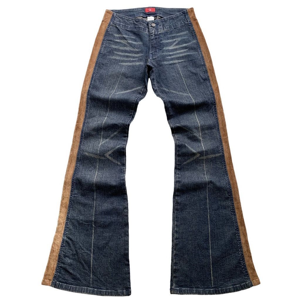 image of Archival Clothing Accept Offertwo G Flared Jeans in Navy, Women's (Size 26)
