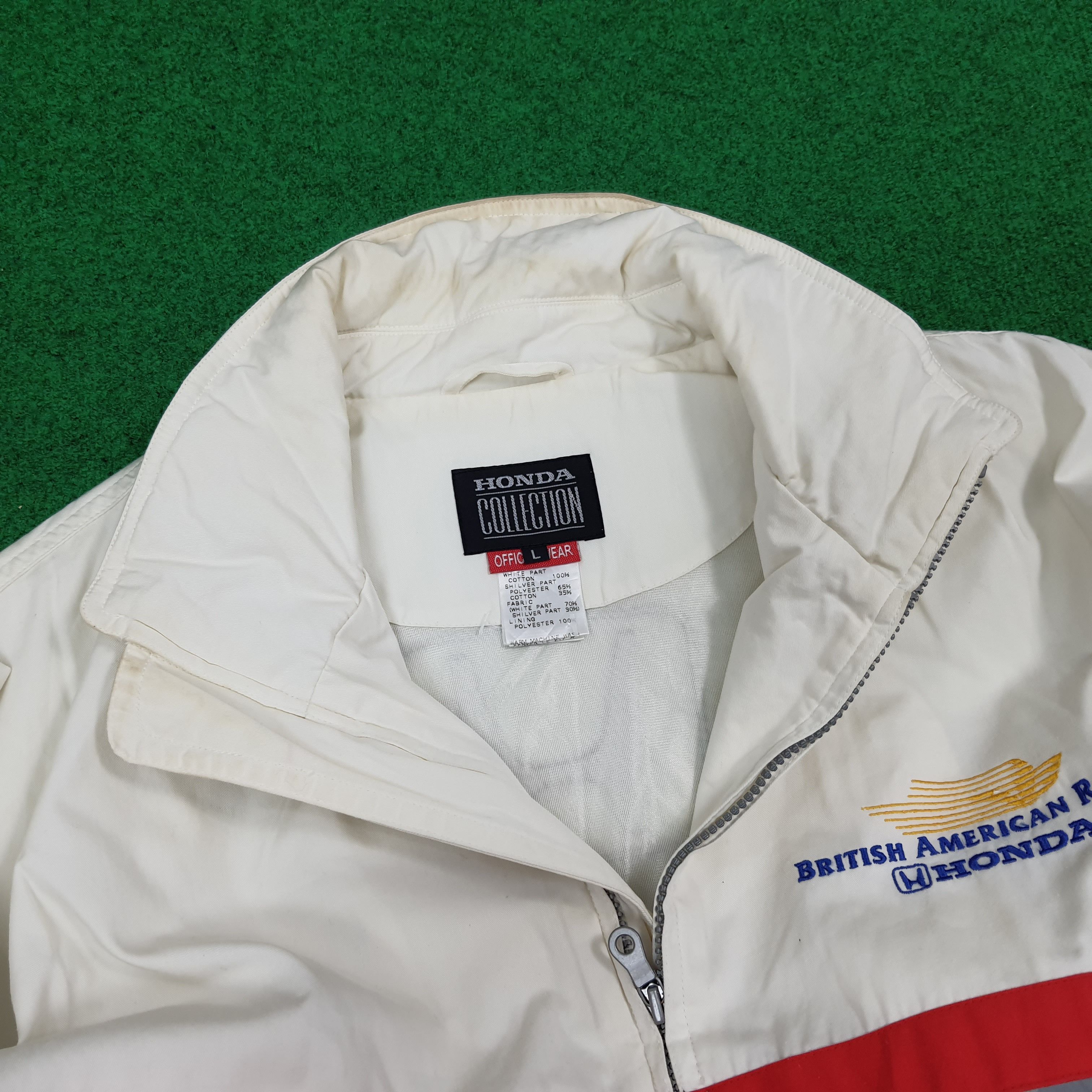 Honda Vintage 90s HONDA F1 Motorsports Reflective Jacket C278N20 Size US L / EU 52-54 / 3 - 6 Thumbnail
