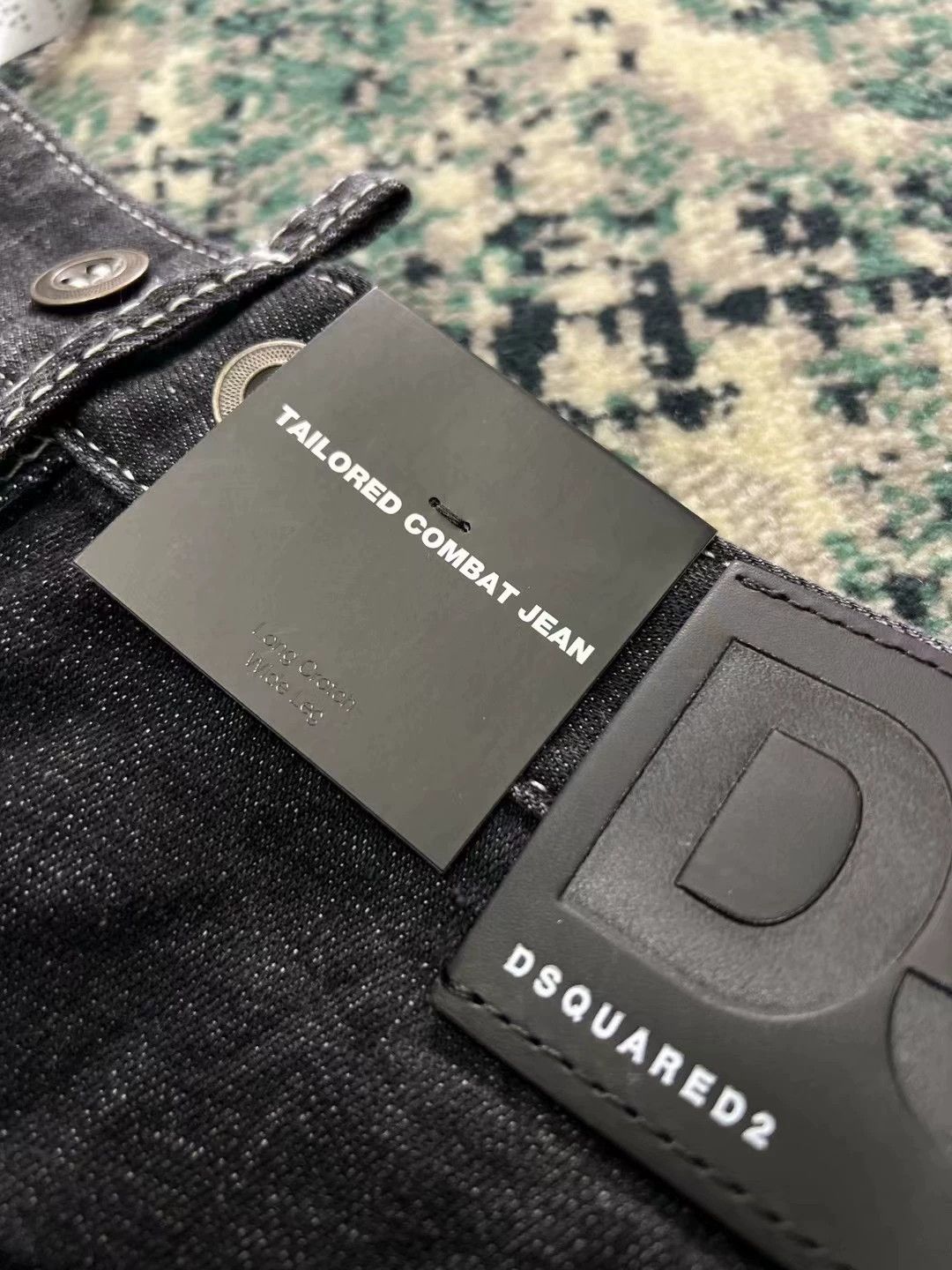 Dsquared2 Dsquared2 22FW Tailored Combat Black Gray 9C Jeans Size US 28 / EU 44 - 7 Thumbnail