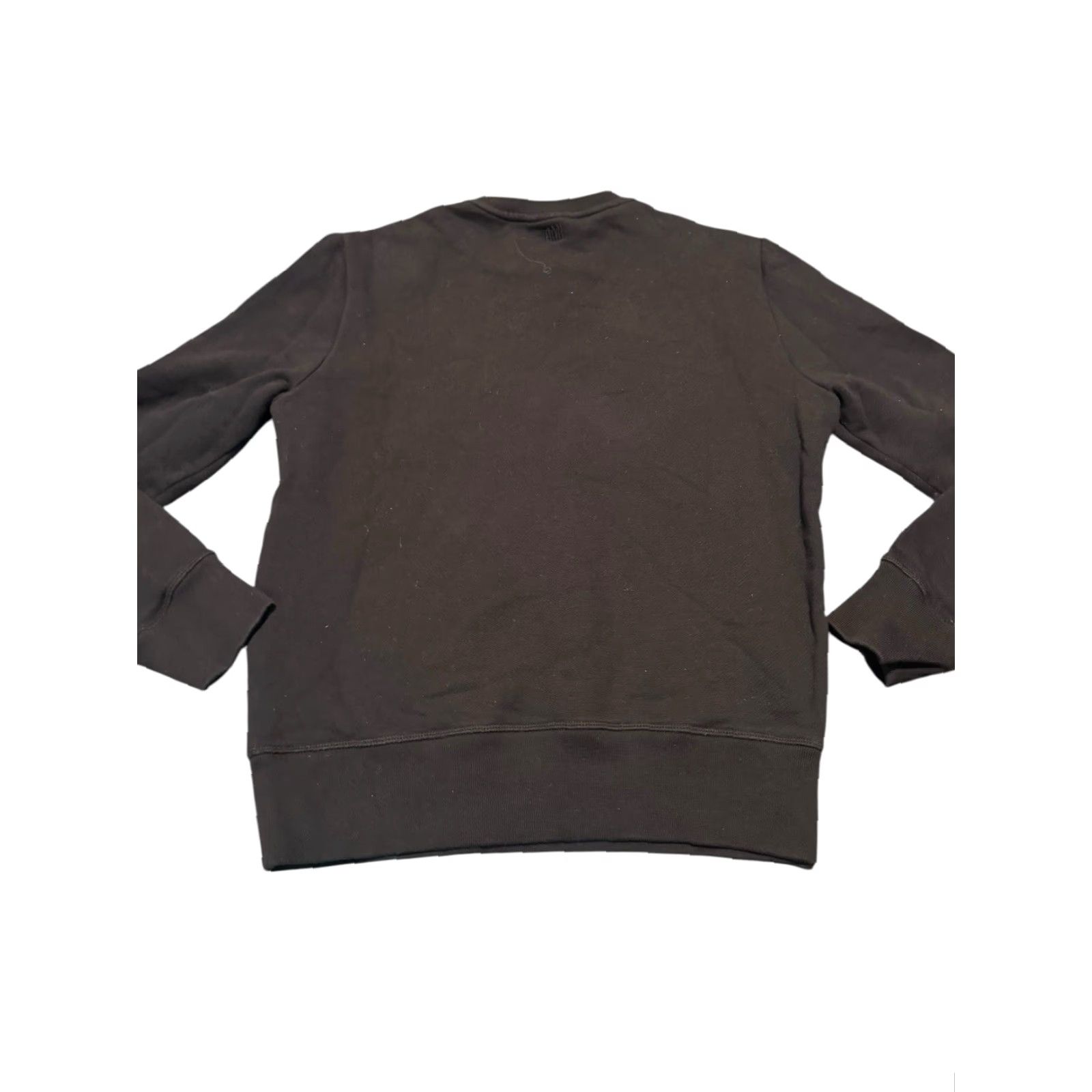 Vintage AMI PARIS F.AMI.LY Black Sweatshirt Knit Crewneck Wool? cotton? (uses original words) Size M / US 6-8 / IT 42-44 - 6 Thumbnail