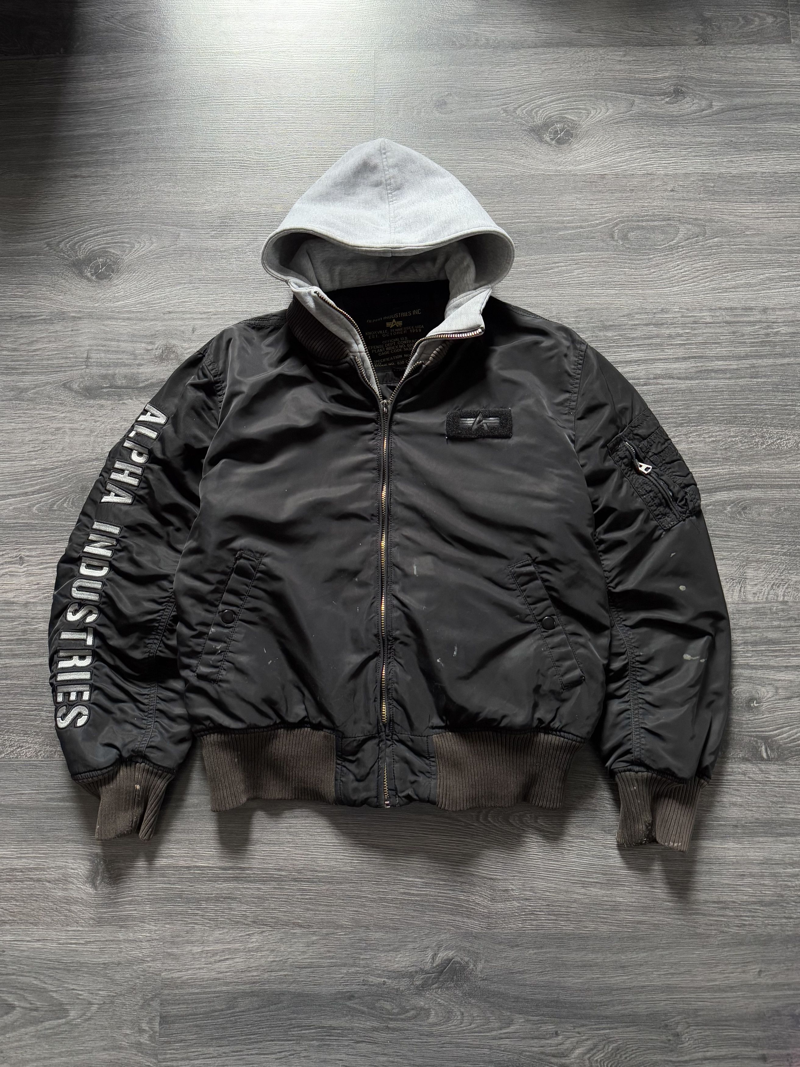 Alpha Industries × Vintage Sun Faded Alpha Industries MA-1 Painted ...