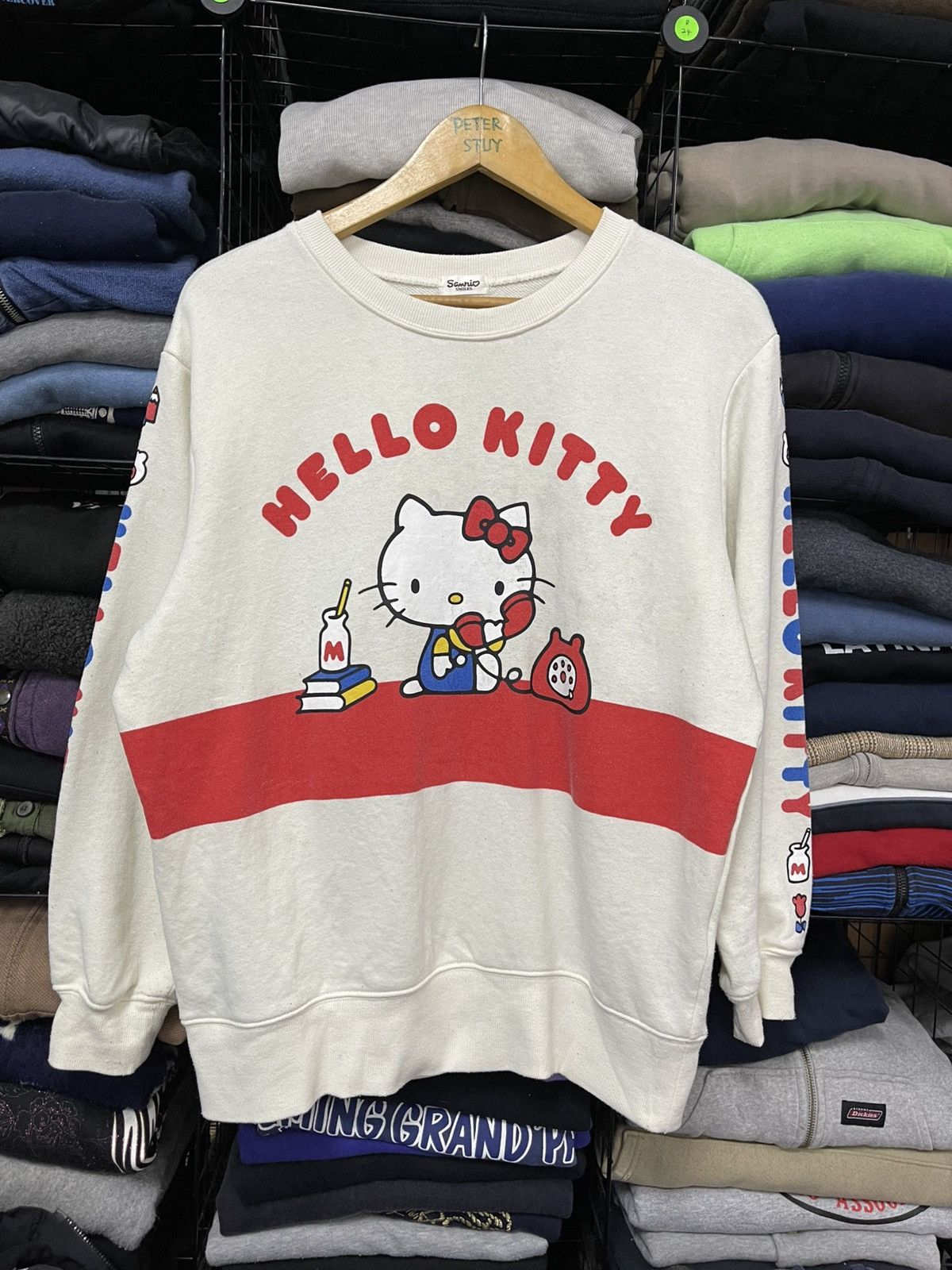 Cartoon Network × Vintage Vintage Hello Kitty Sweatshirt Size US S / EU 44-46 / 1 - 2 Thumbnail