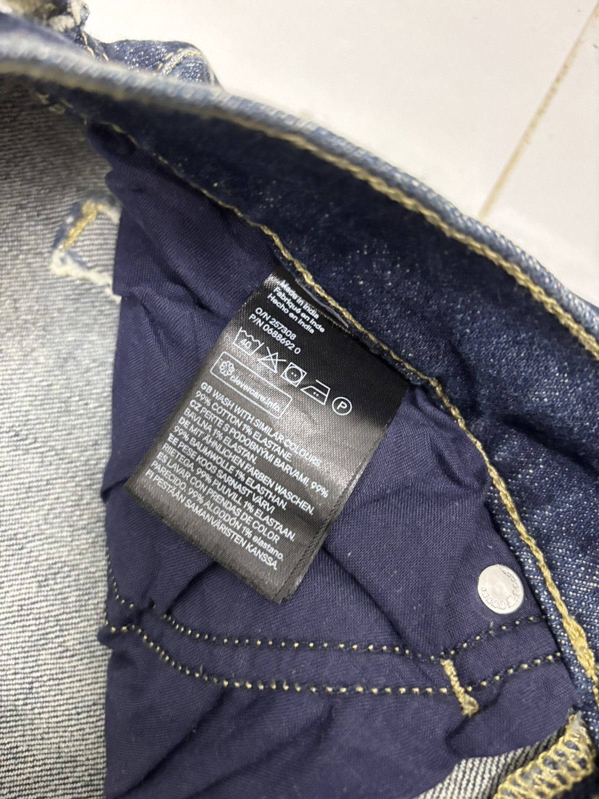 Japanese Brand × Jean × Undercover VINTAGE &DENIM SKINNY DISTRESSED DENIM JEANS Size US 32 / EU 48 - 11 Thumbnail