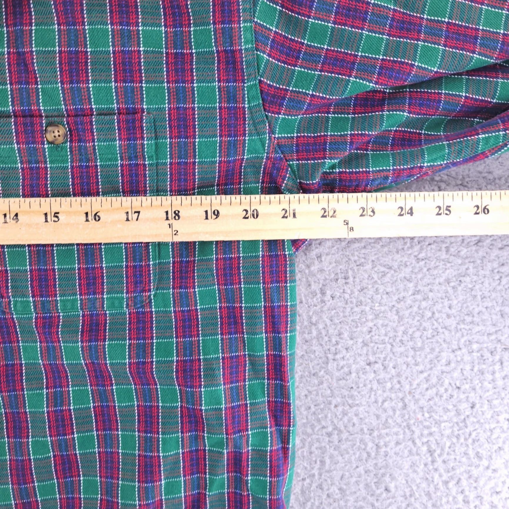 Polo Ralph Lauren VINTAGE Polo Ralph Lauren Shirt Mens Medium Flannel Long Sleeve Green THICK Size US M / EU 48-50 / 2 - 5 Thumbnail