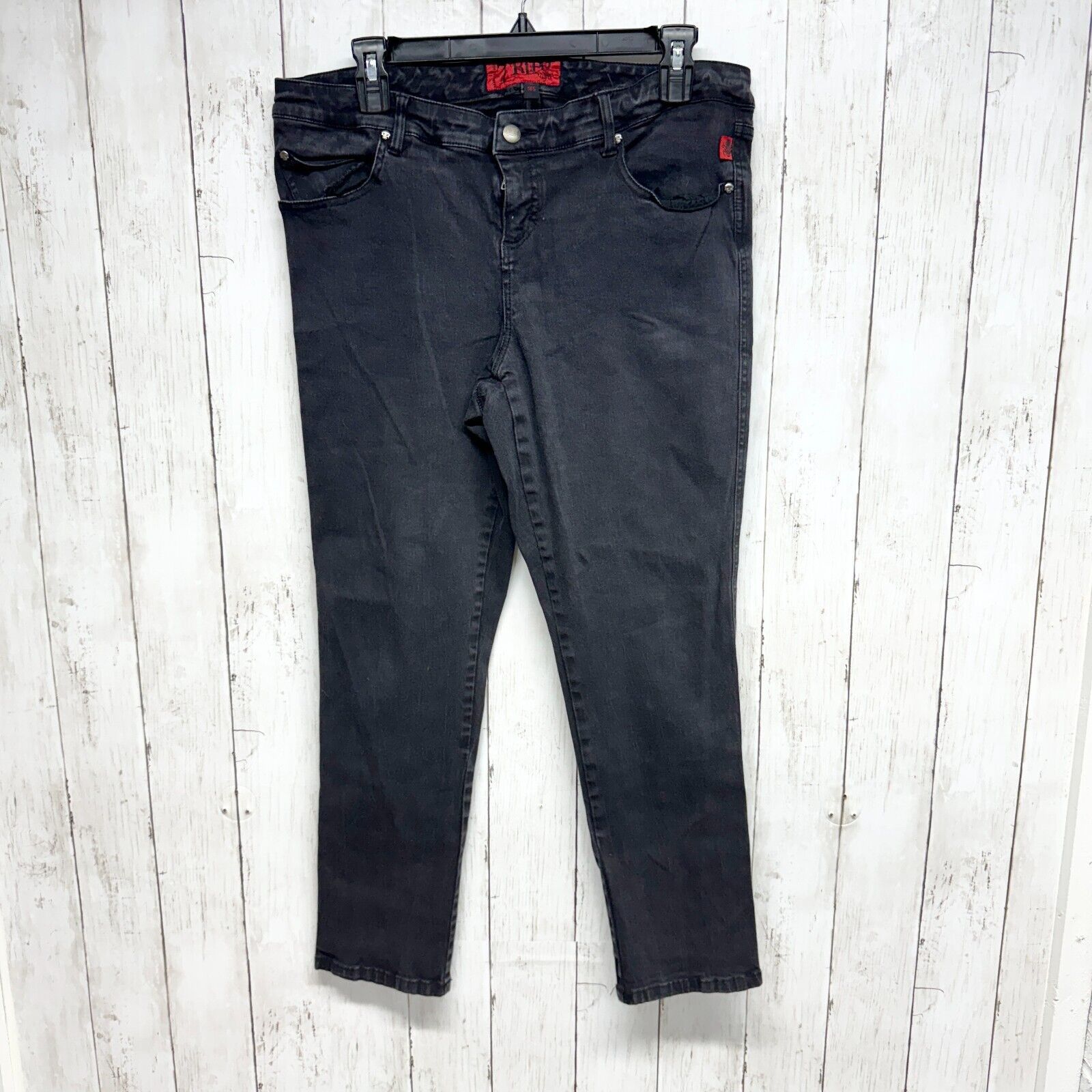 Tripp NYC Vintage Tripp NYC Jeans Size 14S Skinny Size Skulls Striped Size 36" / US 14 / IT 50 - 2 Thumbnail