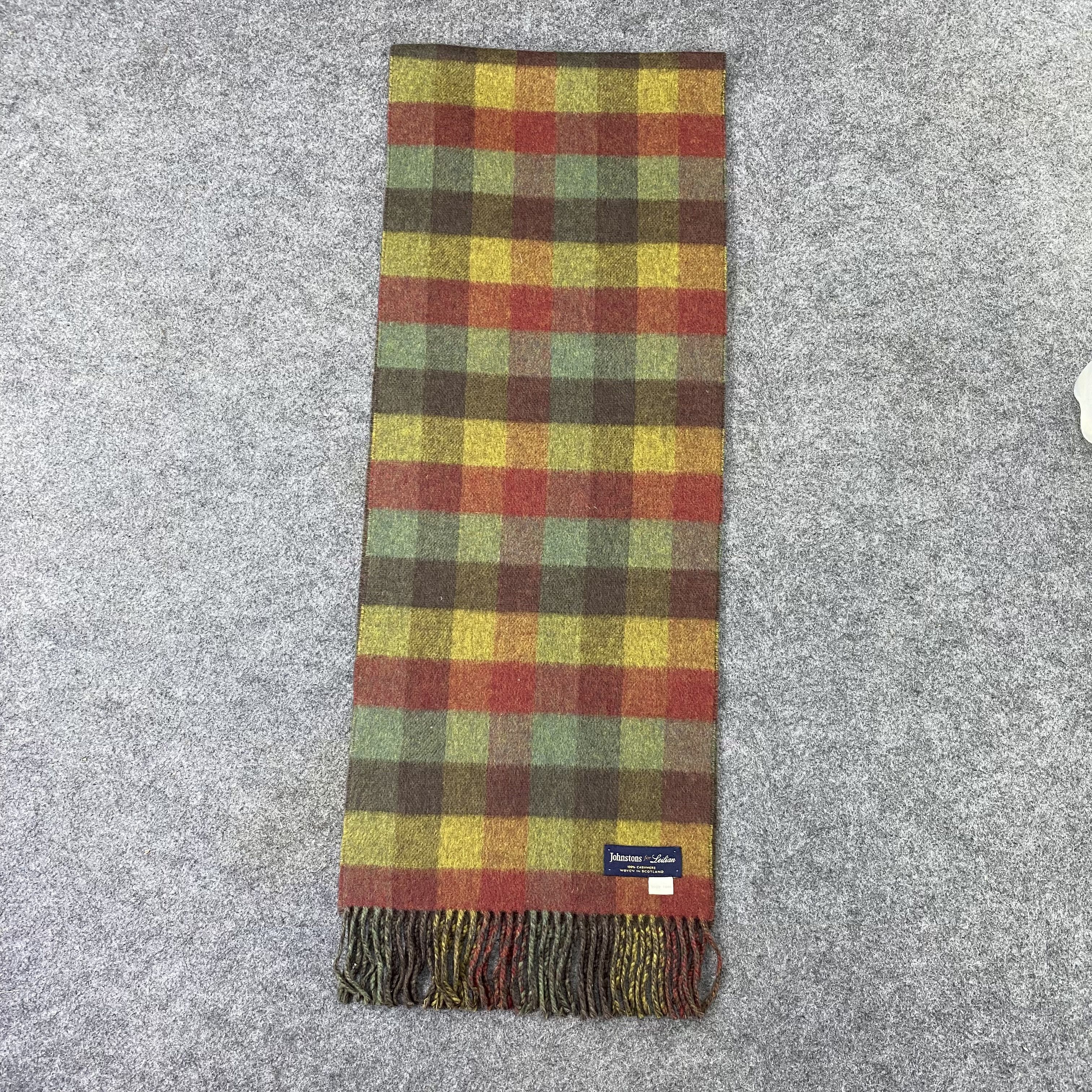 Johnstons Of Elgin Johnstons Of Elgin 100%Cashmere Scarf/Muffler/Neckwear-T1151 Size ONE SIZE - 2 Thumbnail