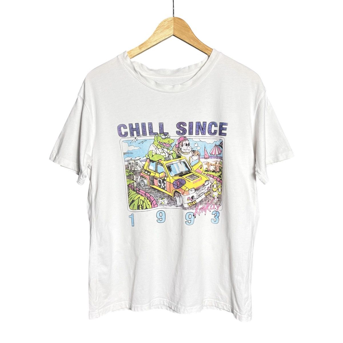 Anime × Vintage Vintage Chill Since 1993 Graphic T-Shirt Size US M / EU 48-50 / 2 - 1 Thumbnail