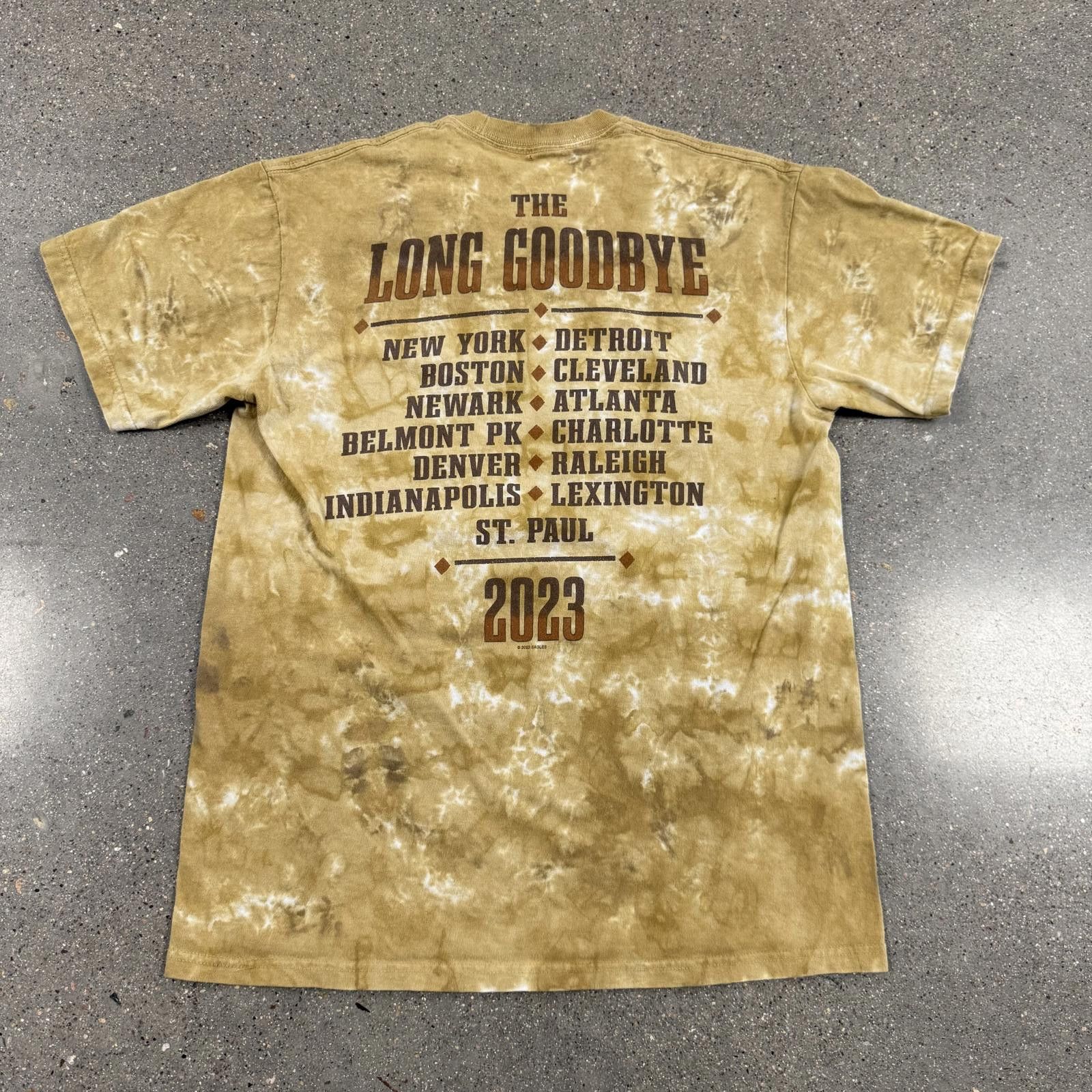 Liquid Blue Eagles Long Goodbye 2023 Tour Merch T-Shirt Tie-Dye M Size US M / EU 48-50 / 2 - 7 Thumbnail
