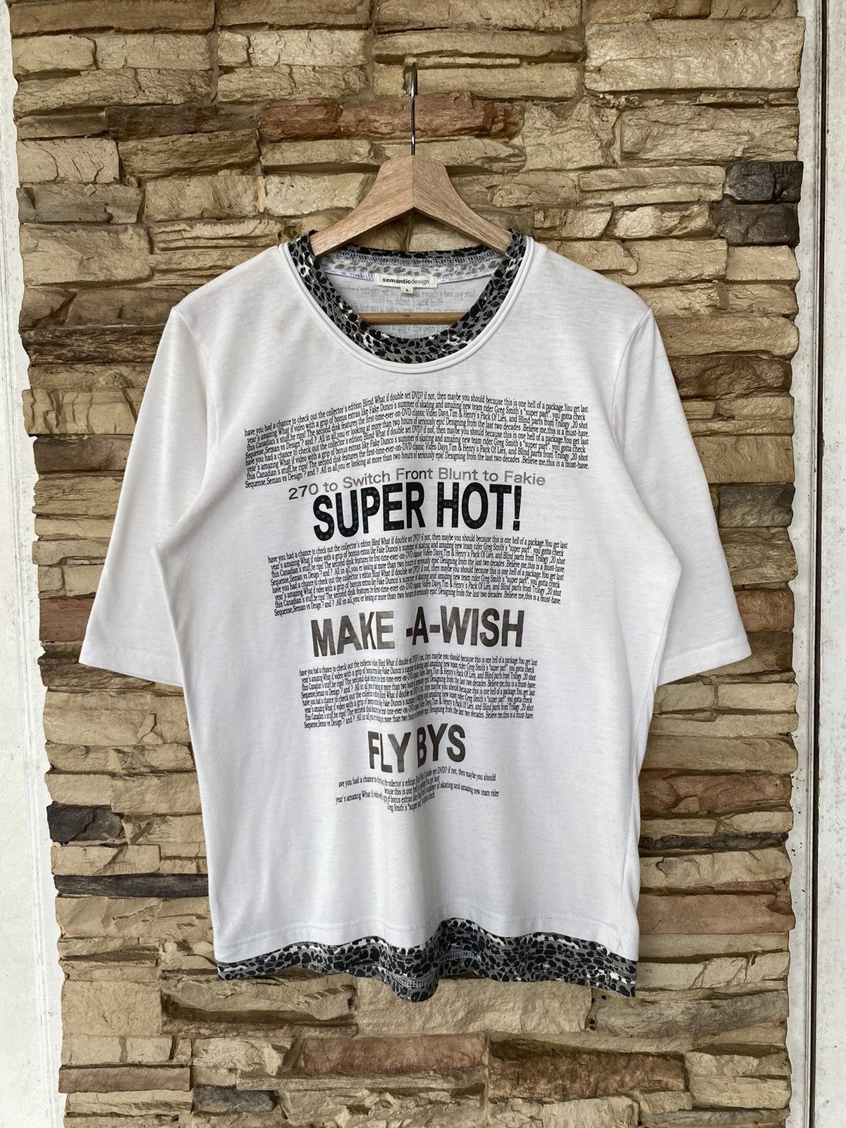 Vintage Rare Vintage Semantic Design Seditionaries Poem Punk Tees Size US M / EU 48-50 / 2 - 1 Thumbnail