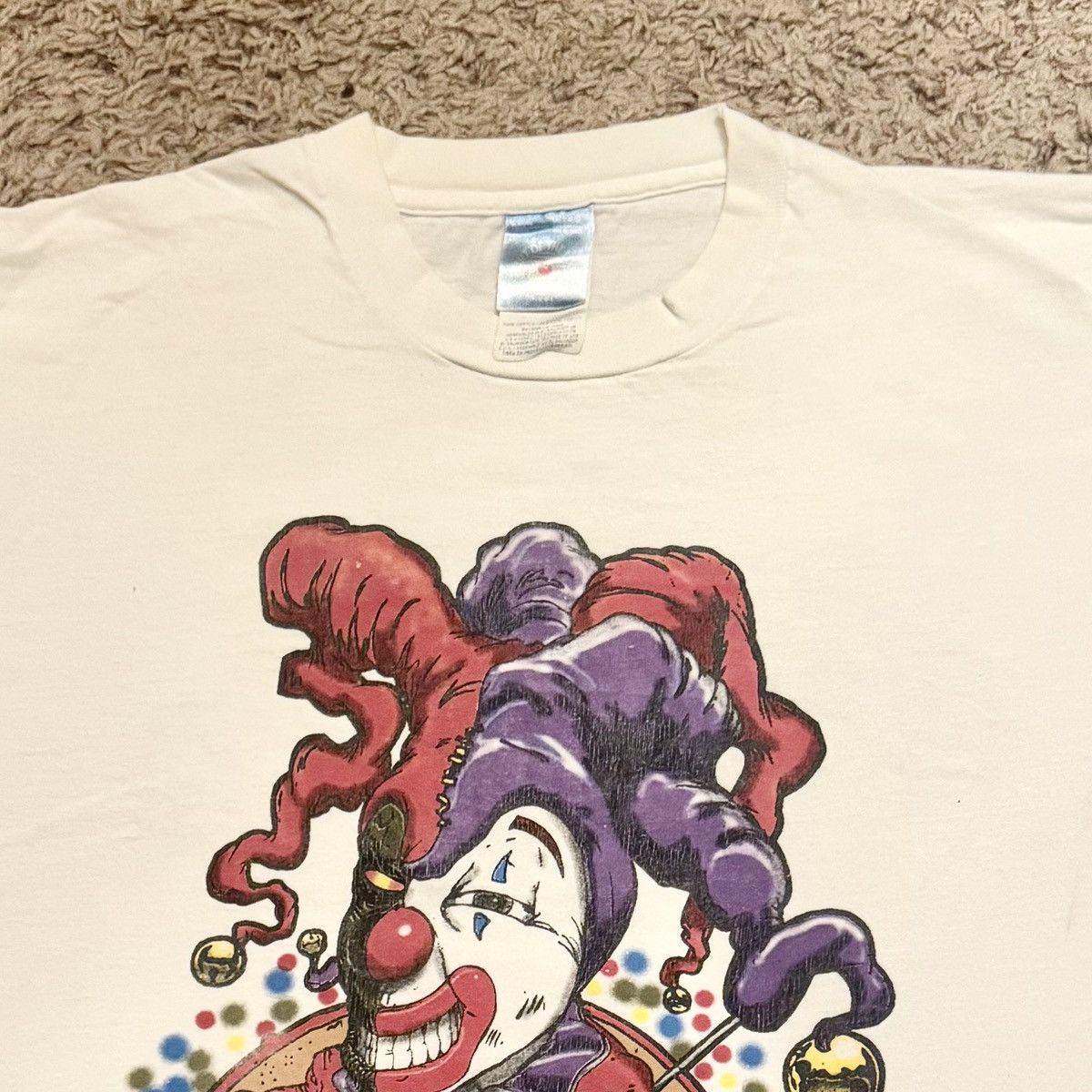 Vintage Vintage 1995 Van Halen Balance Tour Clown Graphic Tee Size US XL / EU 56 / 4 - 4 Thumbnail
