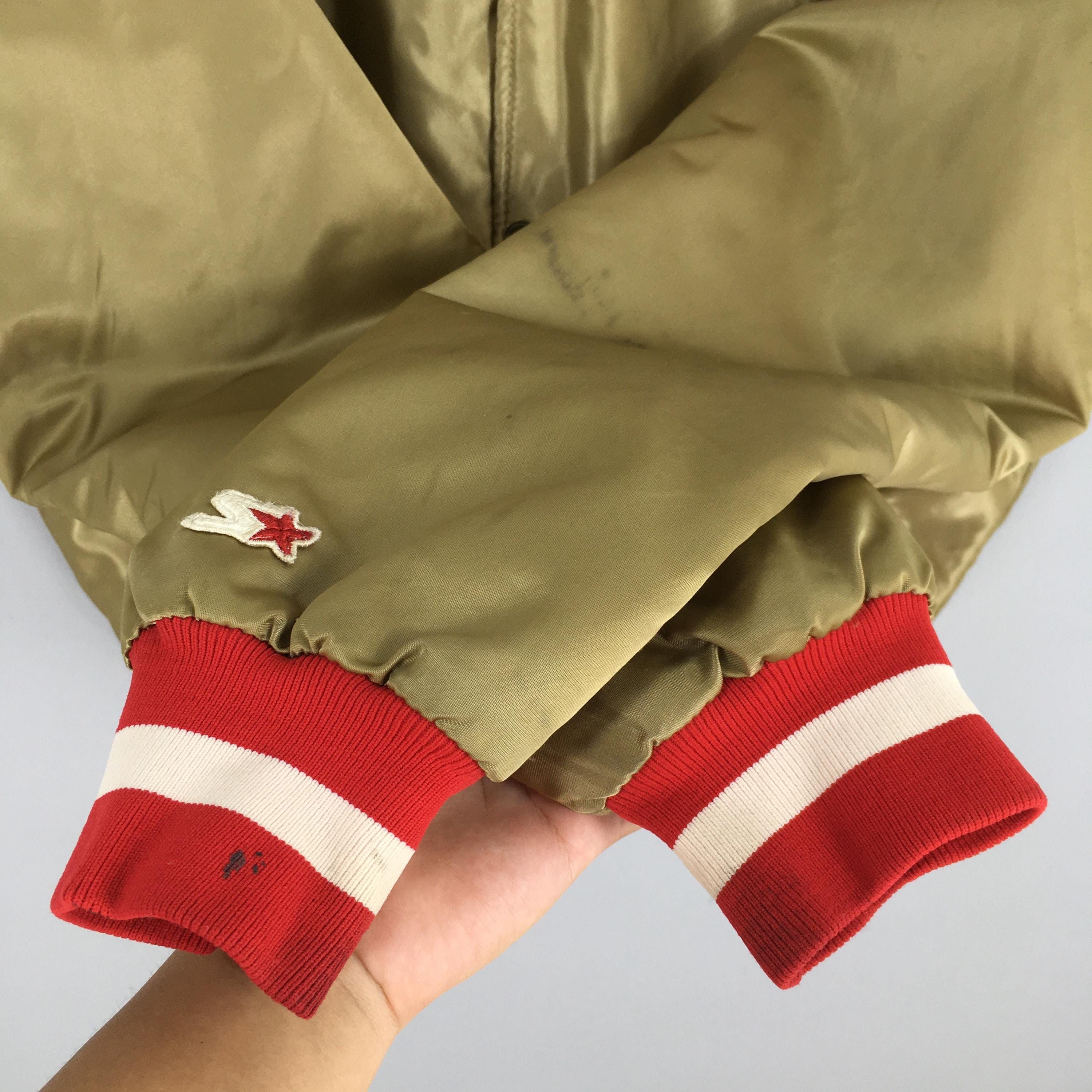 NFL Vintage San Francisco 49ers NFL Gold Satin Jacket XLarge Size US XL / EU 56 / 4 - 5 Thumbnail