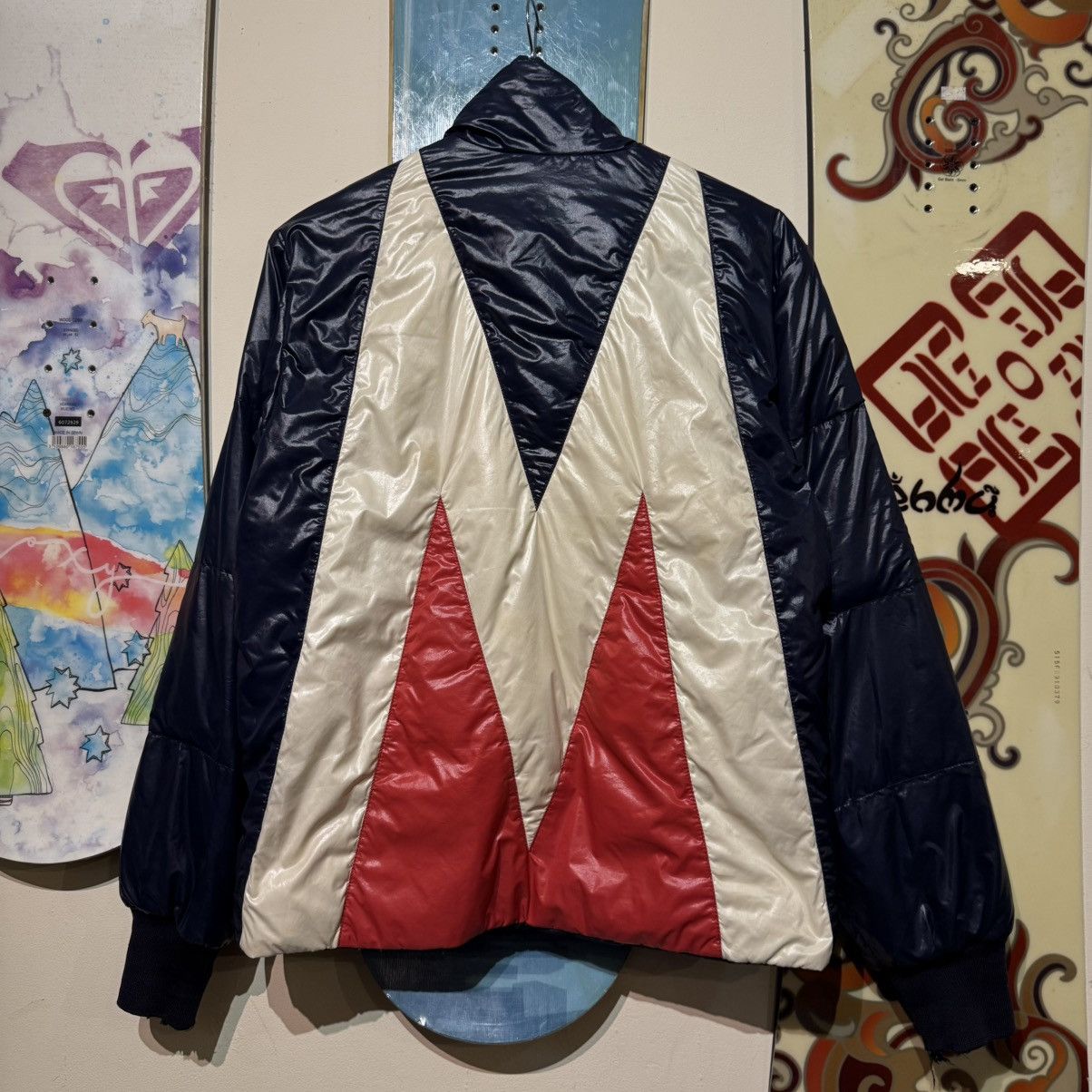 Moncler Moncler Vintage Reversible "M" Chevron Down Puffer Jacket Size US S / EU 44-46 / 1 - 2 Thumbnail