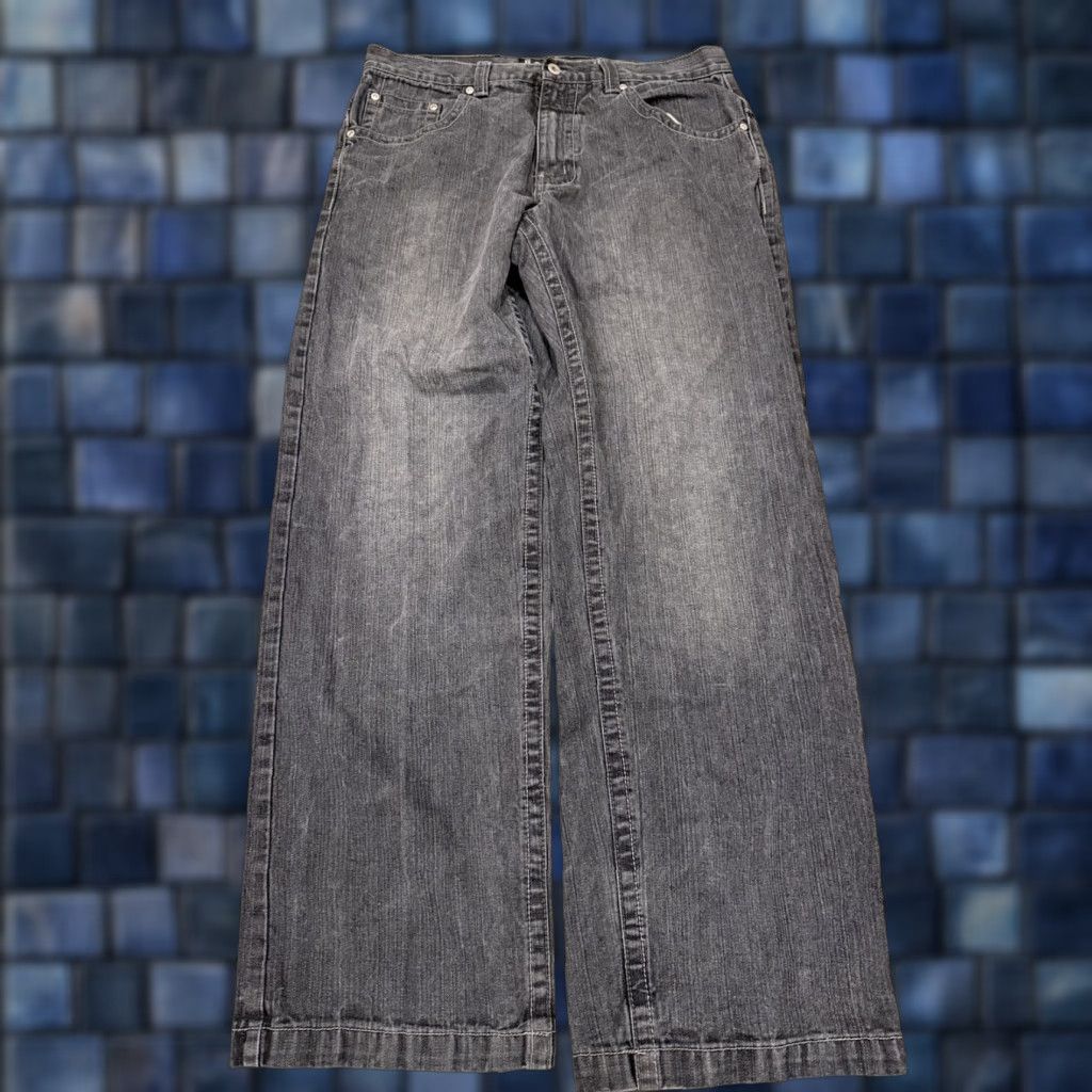 Southpole VINTAGE Southpole Xclusive Jeans 36x32 Baggy Charcoal Dark Grey Y2k Hip Hop 90s Jeans Mens Regular 5-Pocket Size US 36 / EU 52 - 1 Thumbnail