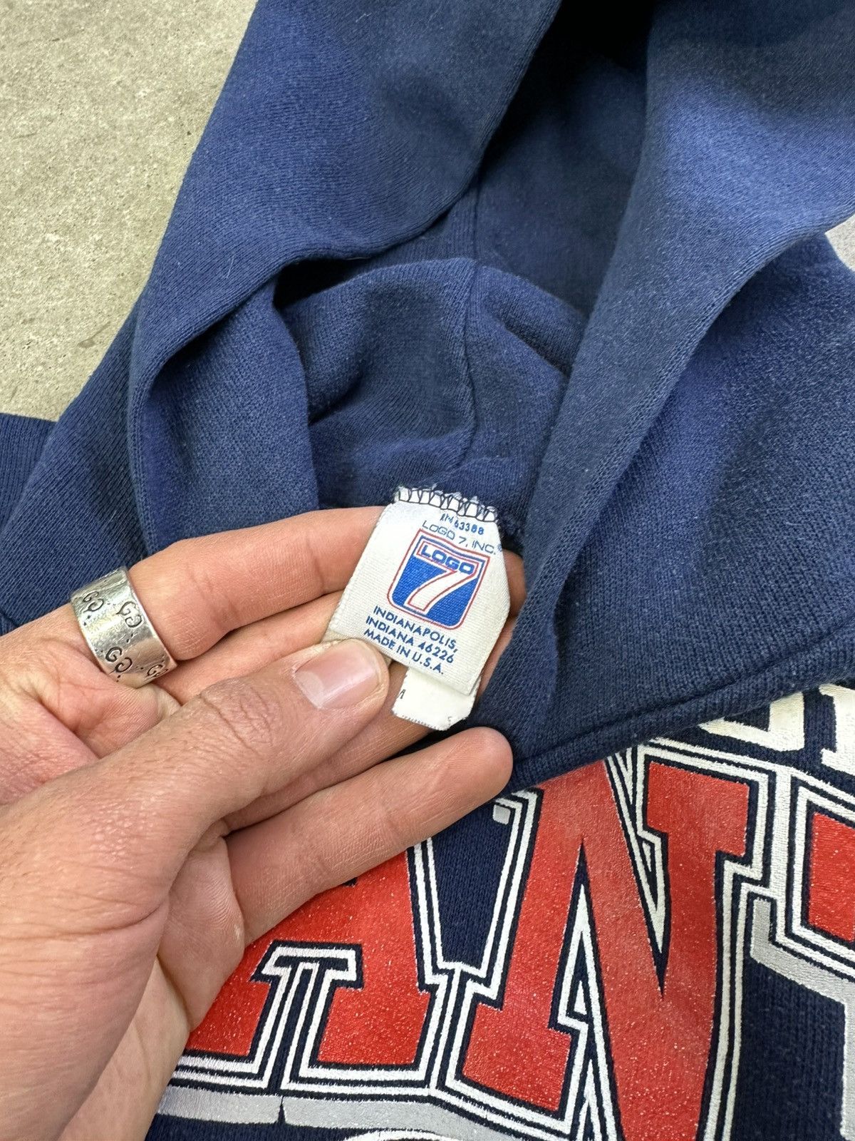 Vintage vintage 90s new york giants football helmet hoodie small Size US S / EU 44-46 / 1 - 3 Thumbnail
