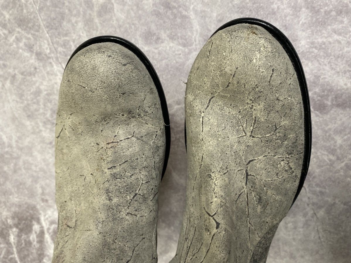 IKKS IKKS Cracked Painted Maison Margiela Style Studded Boots 39 Size US 9 / IT 39 - 9 Thumbnail
