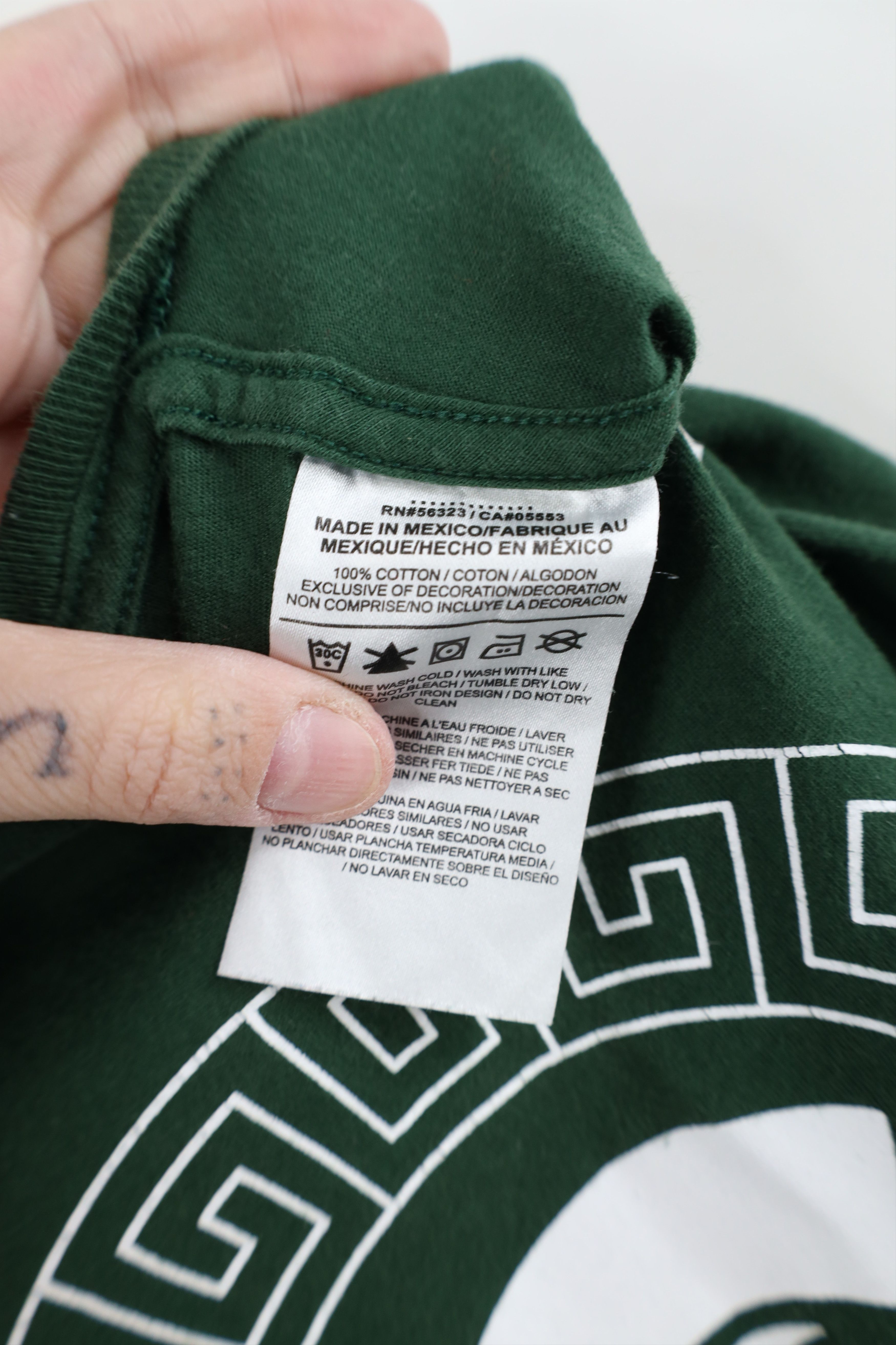 Nike Nike Michigan State University Football T-Shirt Green Size XL / US 12-14 / IT 48-50 - 11 Thumbnail