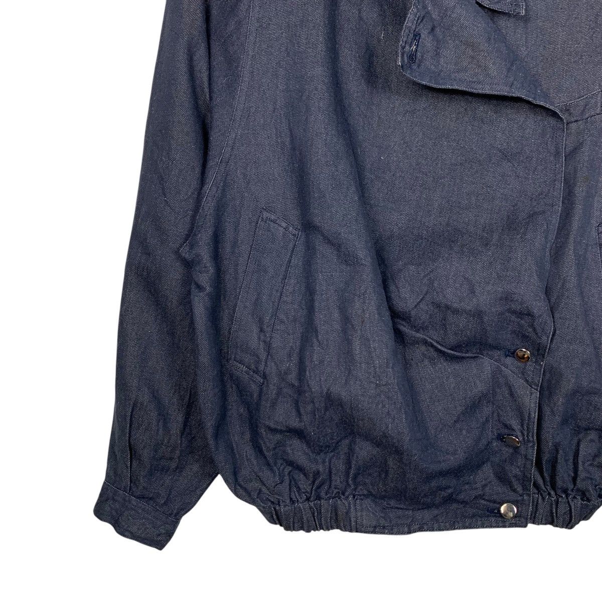 Japanese Brand ADVANCE & ADVENTURES Blue Denim Casual Jacket #1664-C74 Size M / US 6-8 / IT 42-44 - 3 Thumbnail