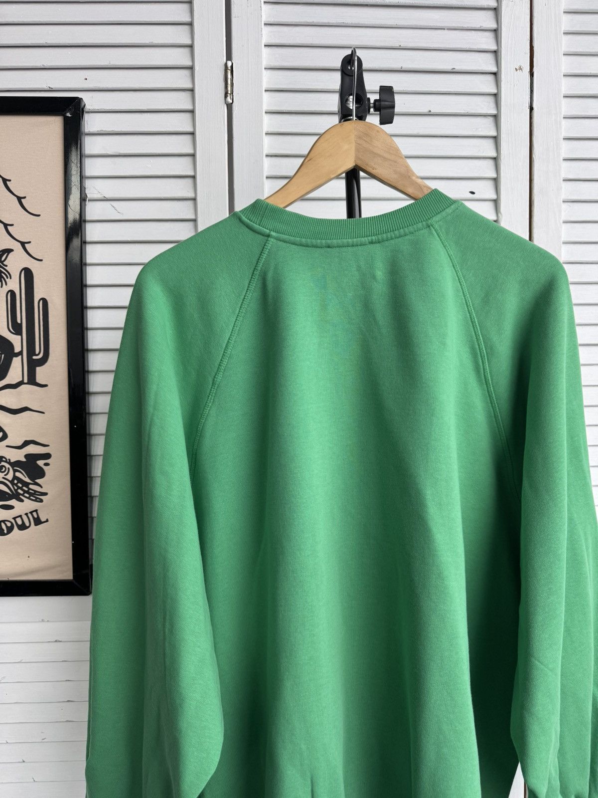 Bershka Vintage Bershka Wanna Talk Baggy Oversized Green Sweatshirt Size US XL / EU 56 / 4 - 8 Thumbnail