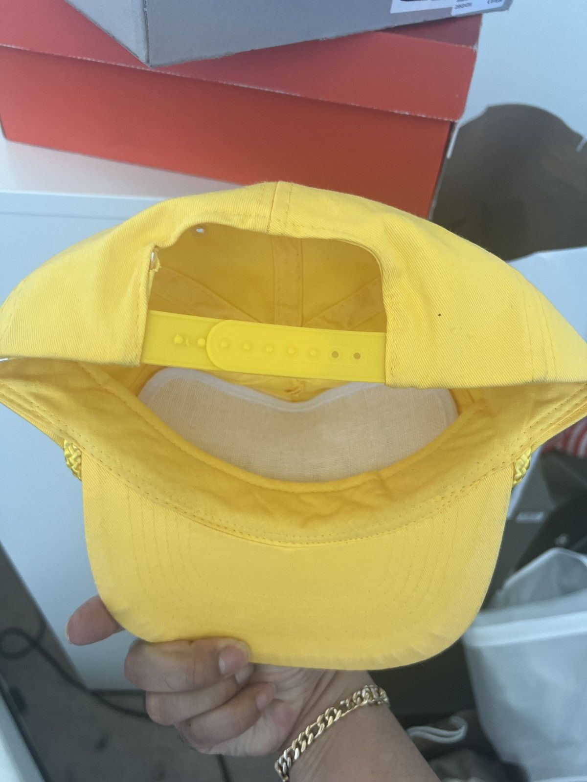 Vintage Lotus SnapBack hat yellow Size ONE SIZE - 2 Thumbnail