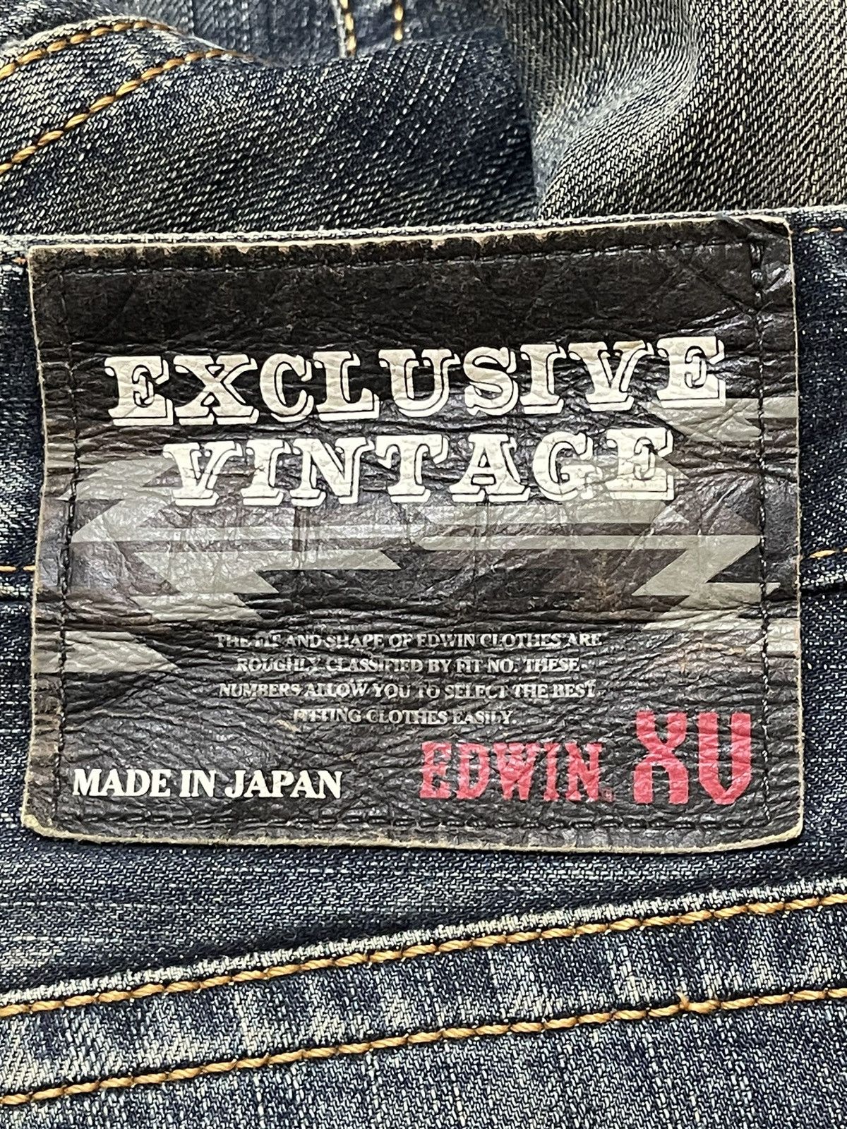 Edwin Japan XV Exclusive Vintage Mud Wash Distressed Jeans