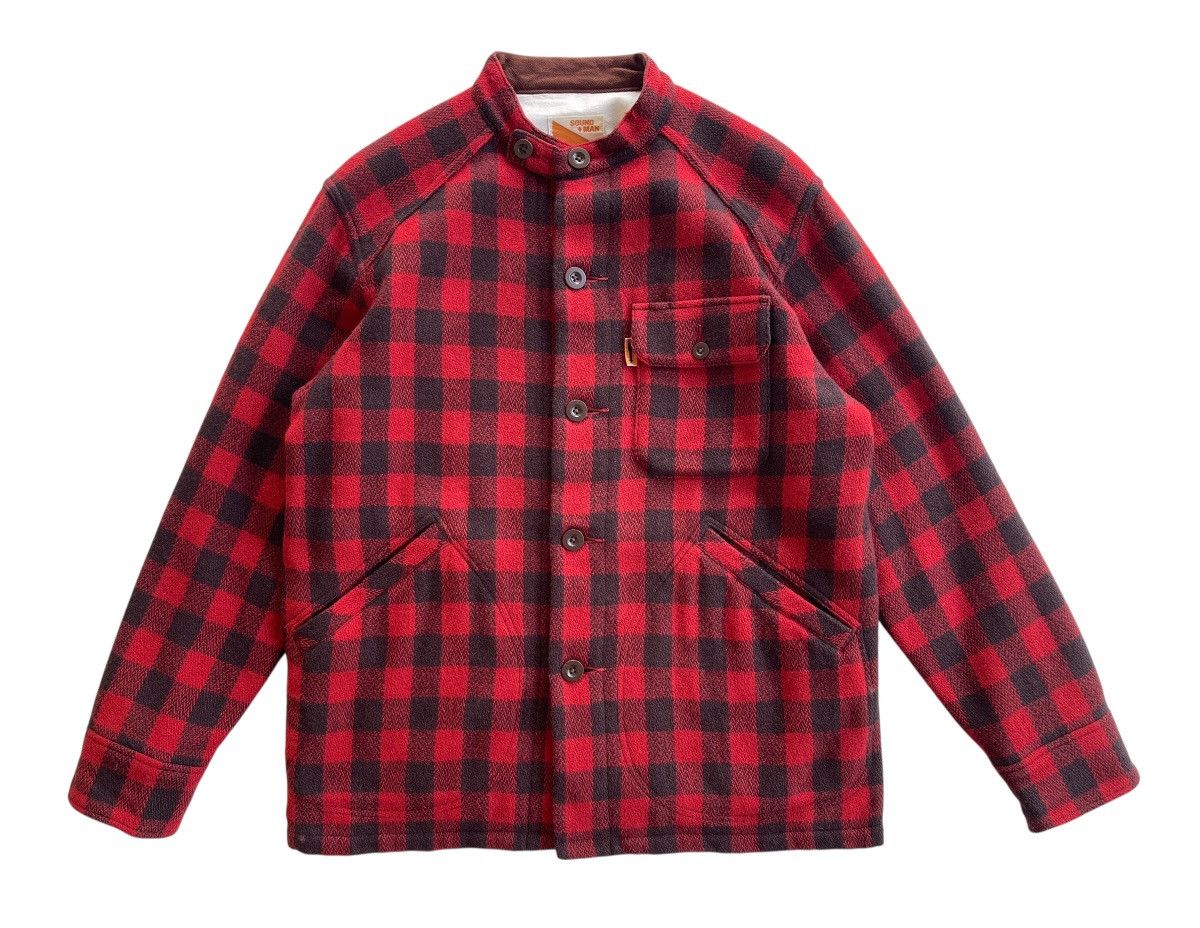 Soundman Soundman Wool Checked Workwear Jacket Size US M / EU 48-50 / 2 - 2 Thumbnail