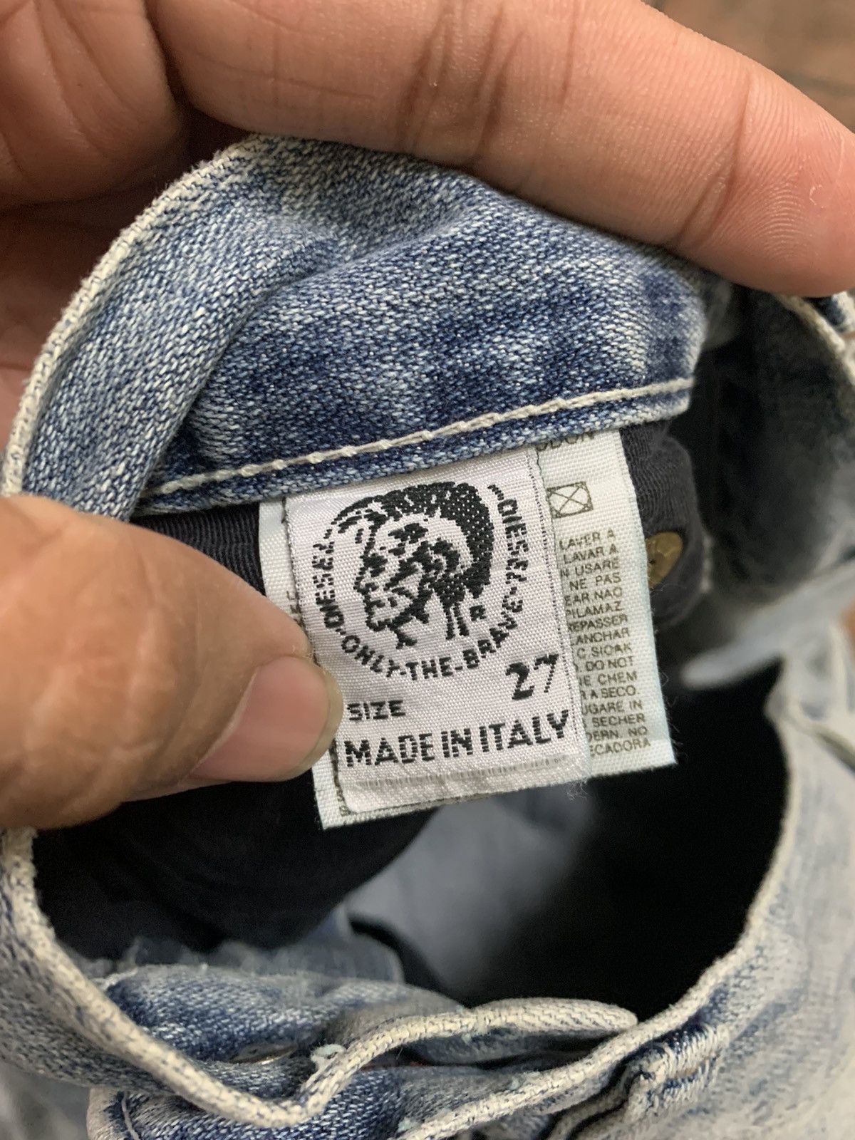 Diesel × If Six Was Nine × Le Grande Bleu (L.G.B.) VINTAGE FLARE DOPE FADED STYLE DIESEL DENIM Size US 28 / EU 44 - 4 Thumbnail