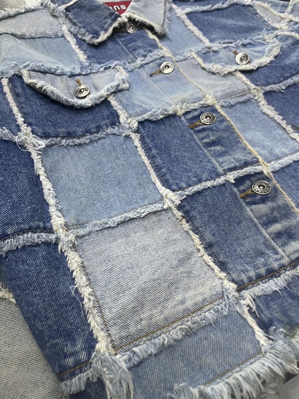Hysteric Glamour × If Six Was Nine Japanese Zana Di Deconstructed Patchwork Denim Jacket Size M / US 6-8 / IT 42-44 - 7 Thumbnail