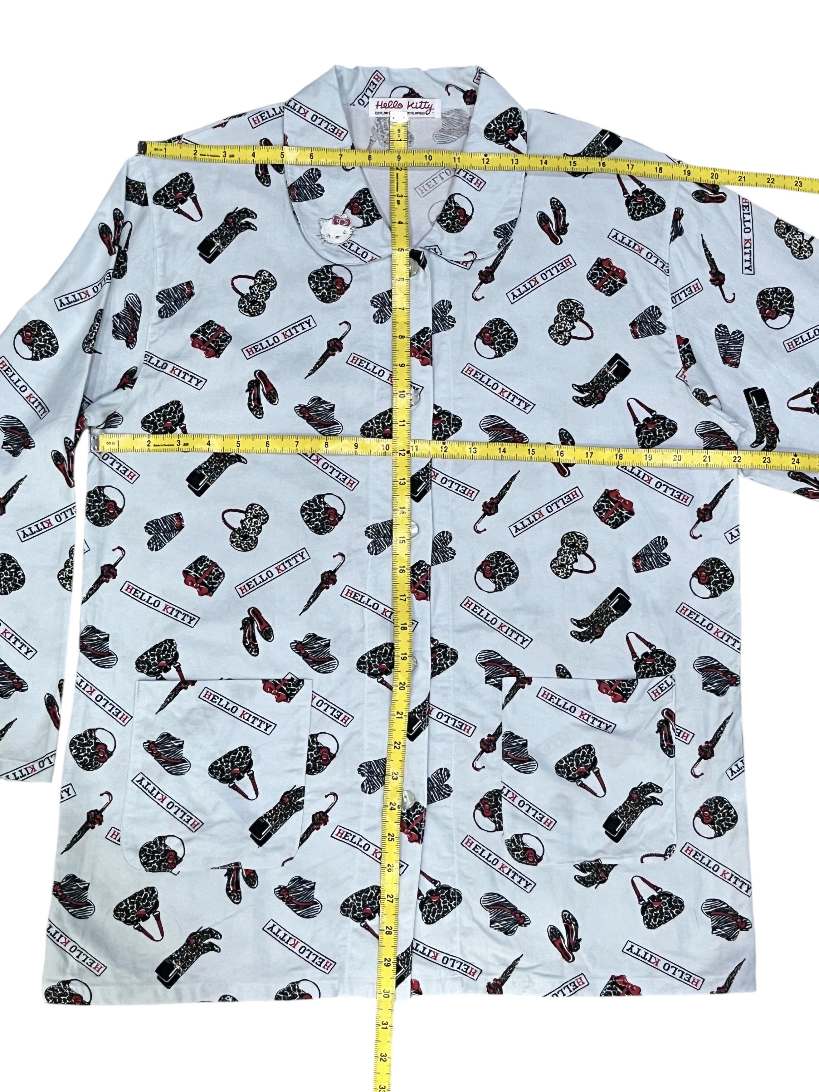 Sleeper HELLO KITTY 2008 Monogram Pajama Set Unisex Y2K Loungewear Size US L / EU 52-54 / 3 - 13 Thumbnail