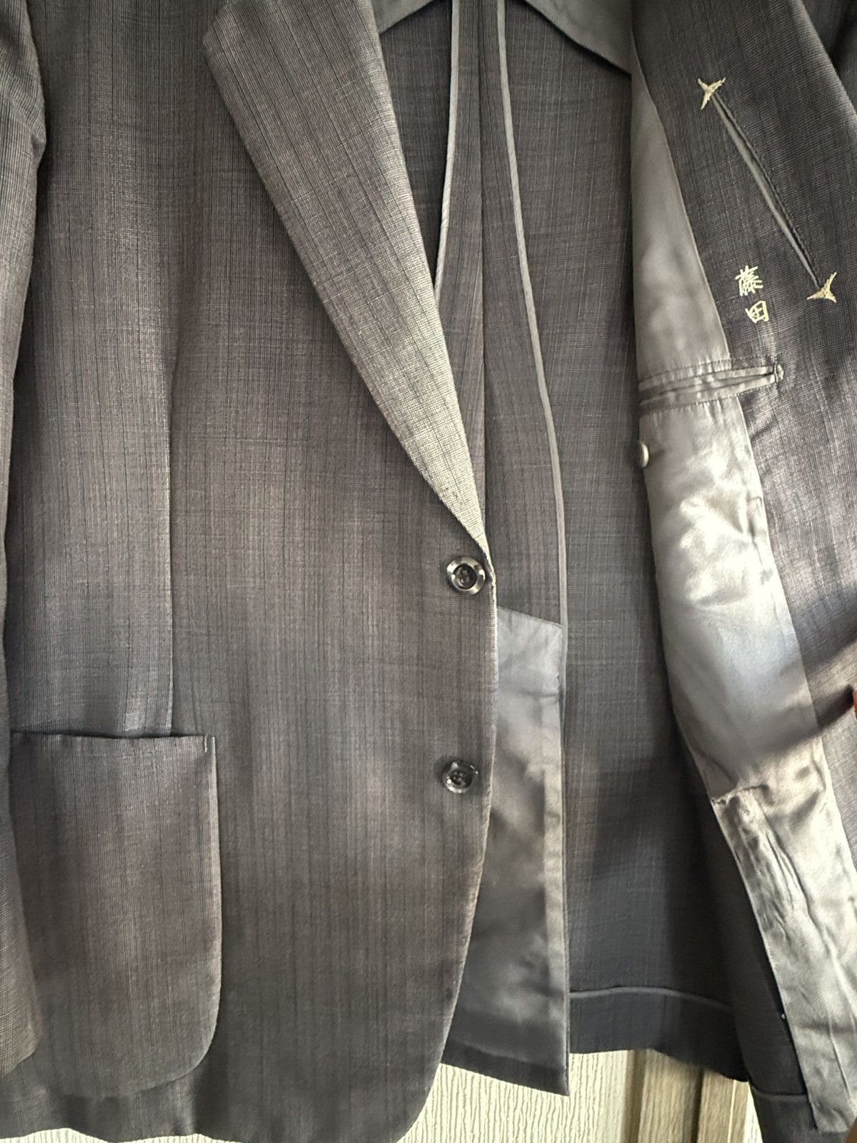 Other Spring&Summer Vintage Kobe Tailor Kid Mohair Wool Suit Size 42R - 7 Thumbnail