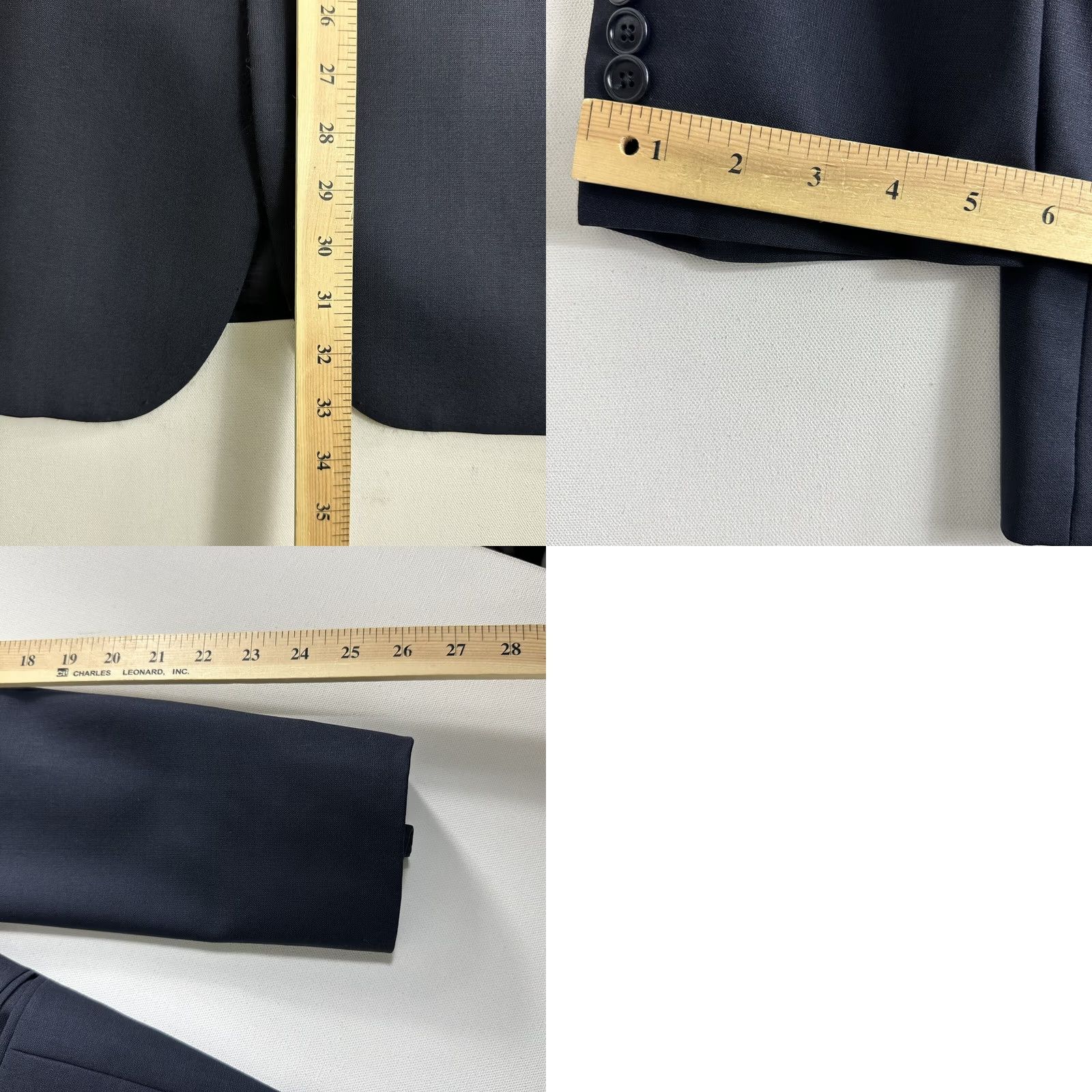 Brooks Brothers Brooks Brothers Two Button Mens 46 Stretch Wool Blazer Size 46R Navy Size 46R - 9 Thumbnail
