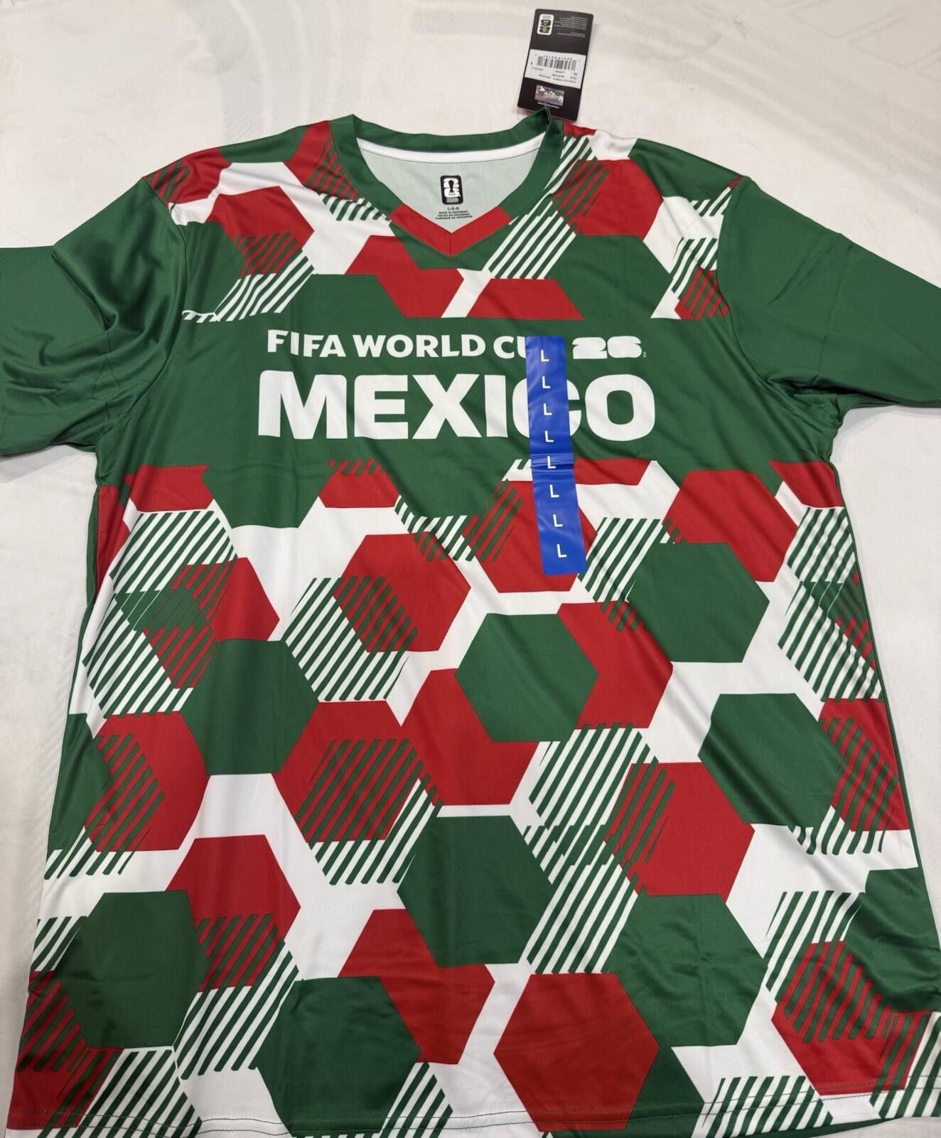 Other FIFA Mexico World Cup 2026 V Neck Jersey Tee Men’s Large Size ONE SIZE - 1 Thumbnail