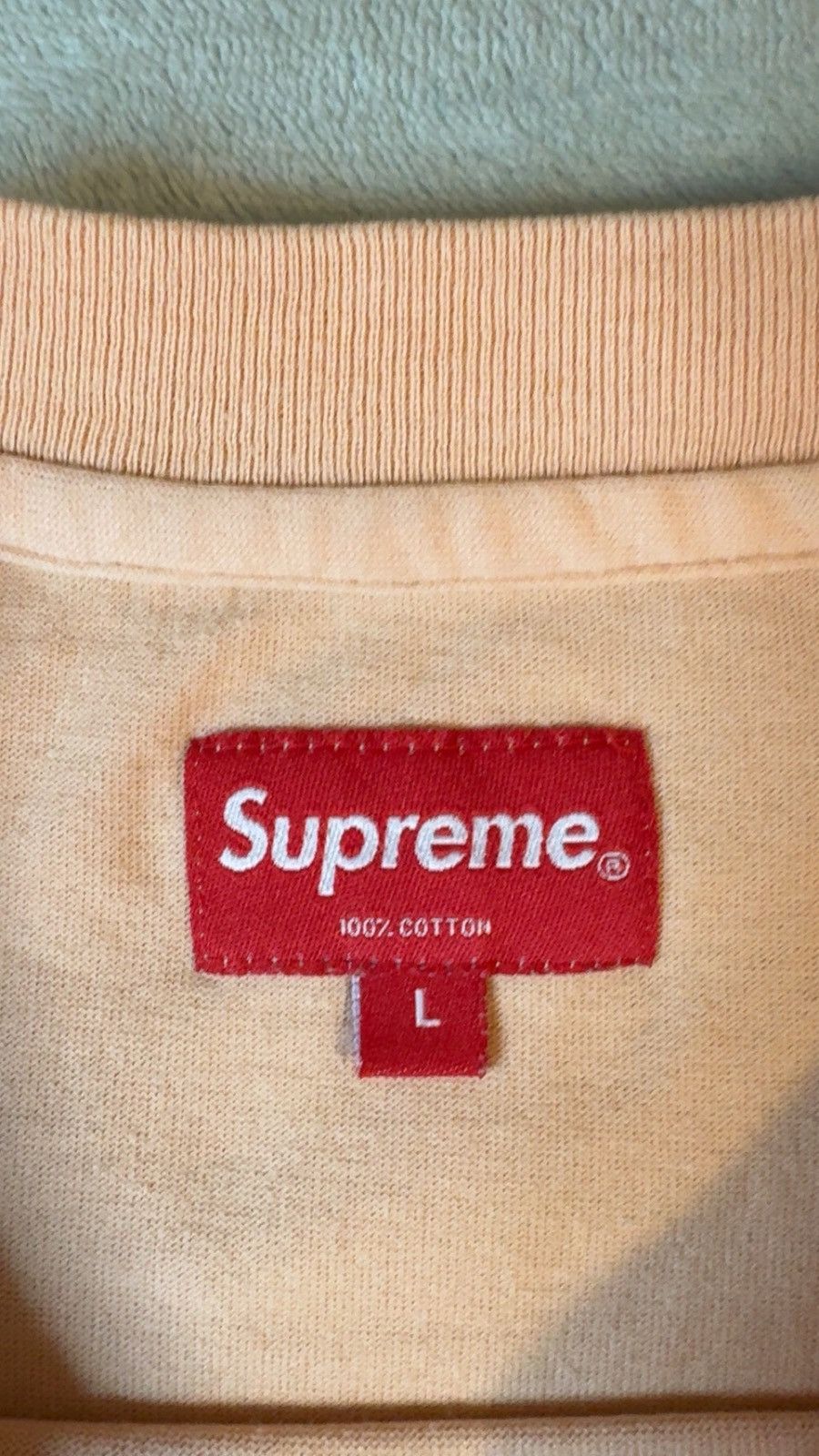 Supreme Supreme est. 1994 cream T-shirt Size US L / EU 52-54 / 3 - 3 Thumbnail