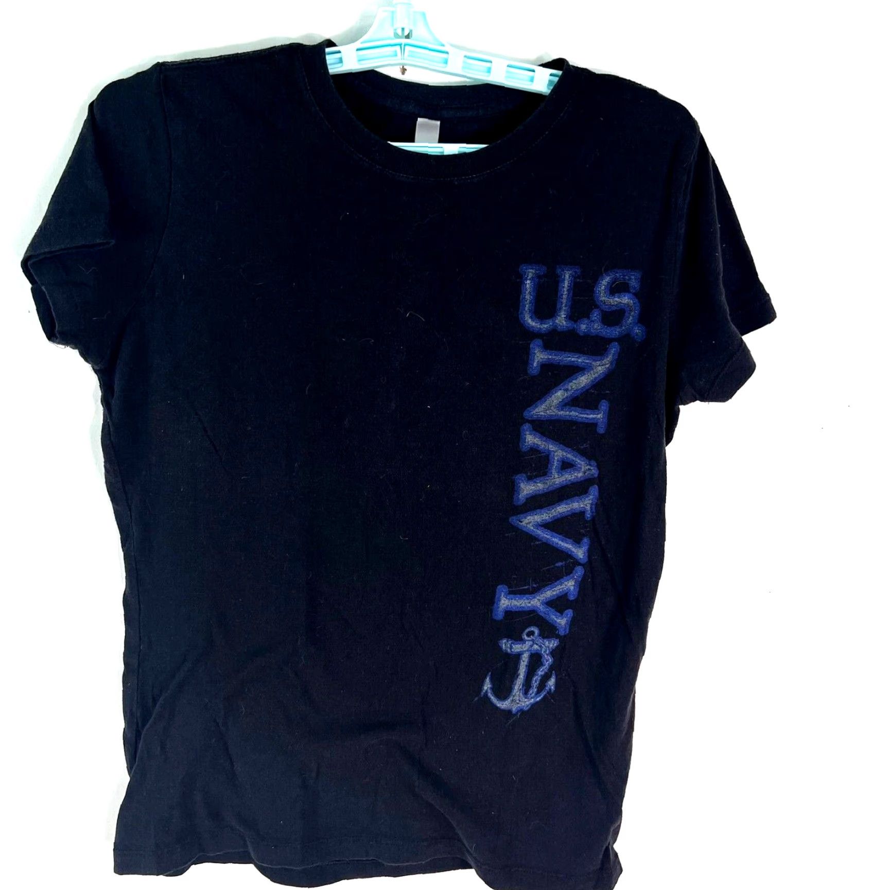 Vintage VINTAGE US NAVY 918 Men's 2 Sided Graphic Print Blue T-Shirt XL Size US XL / EU 56 / 4 - 2 Thumbnail