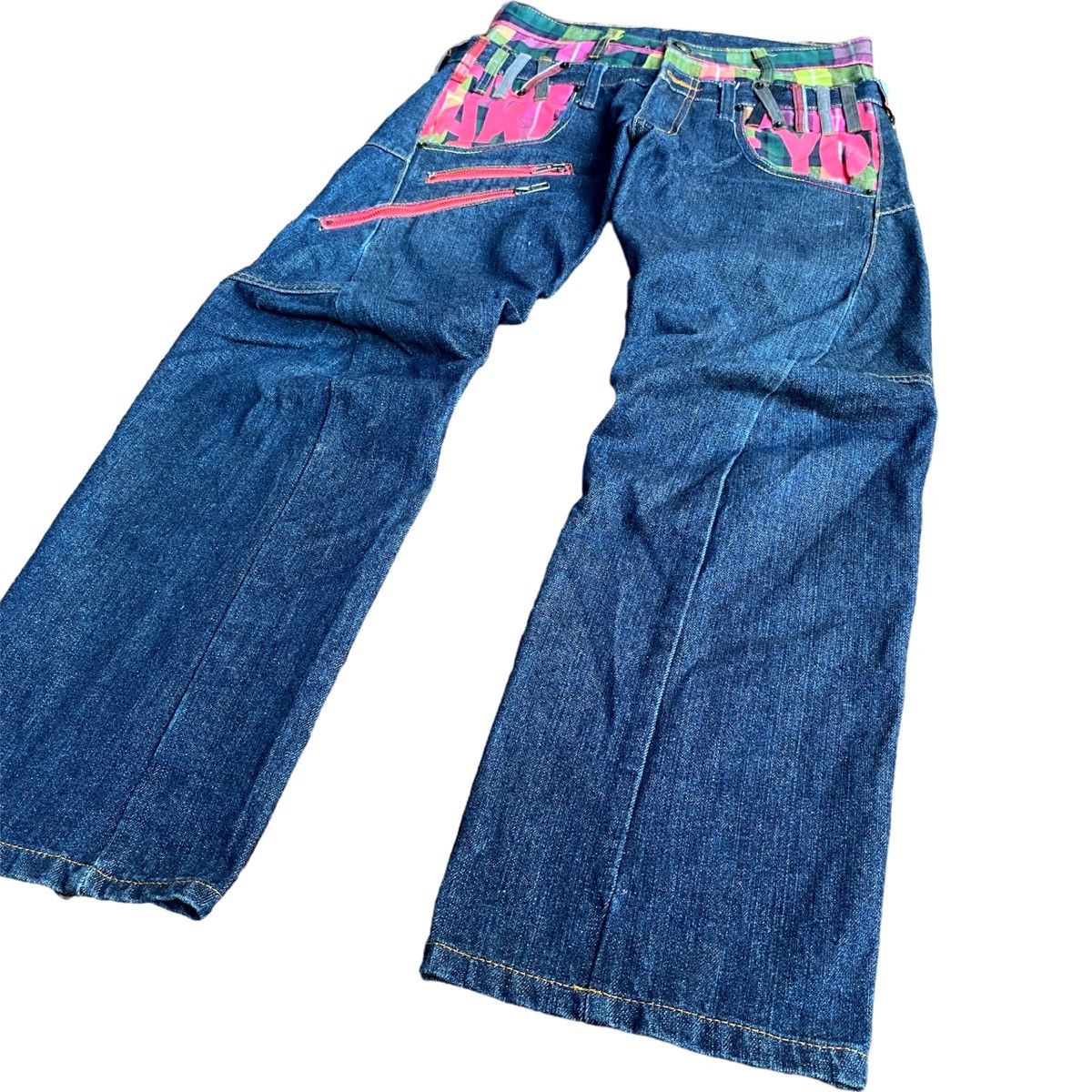 Hysteric Glamour × Japanese Brand × Number (N)ine 2000s Vintage BreathMint Brthbreath Double Waist Denim Jeans Size US 29 - 5 Thumbnail