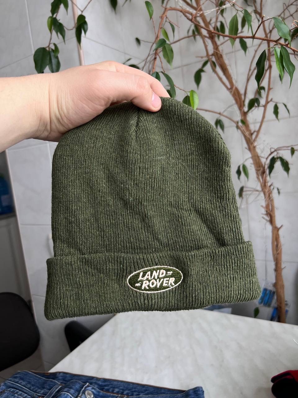 Vintage Vintage Land Rover Beanie Hat cap 1990s forest green racing Size ONE SIZE - 2 Thumbnail