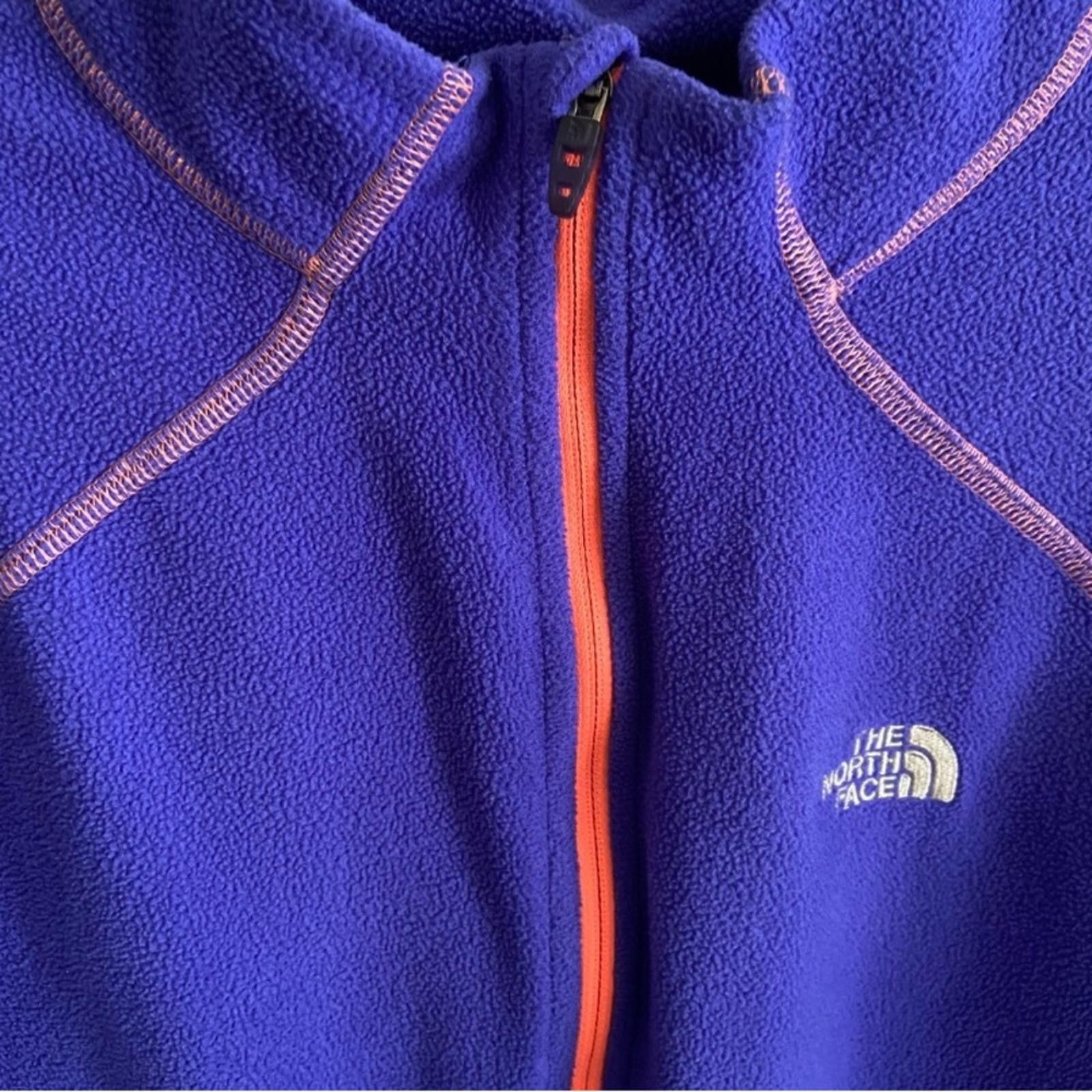 The North Face The North Face Womens Purple Fleece Jacket Vapor Wick Sz M Size M / US 6-8 / IT 42-44 - 3 Thumbnail