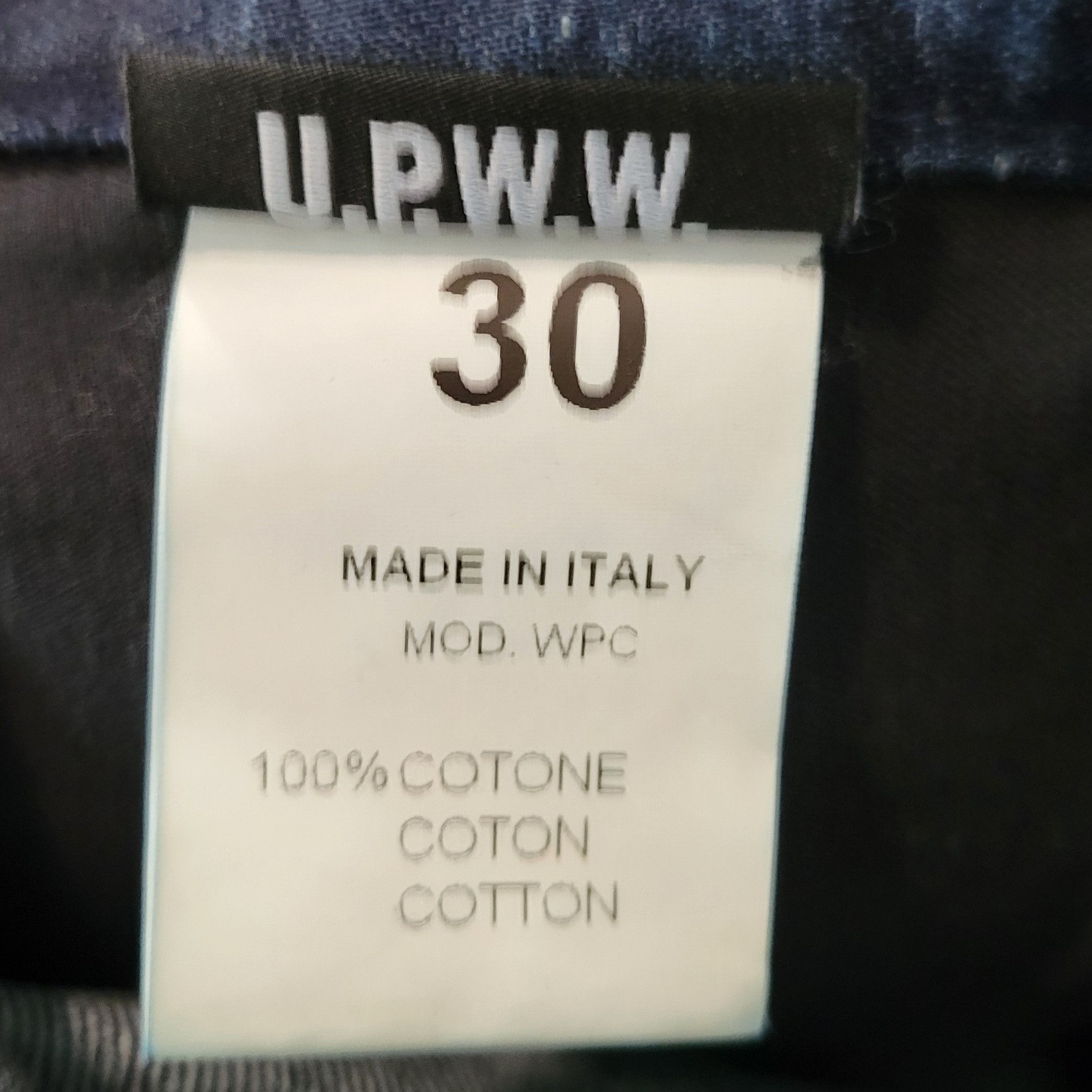 U.P.W.W. UPWW Coated Worker Denim Size US 30 / EU 46 - 4 Thumbnail