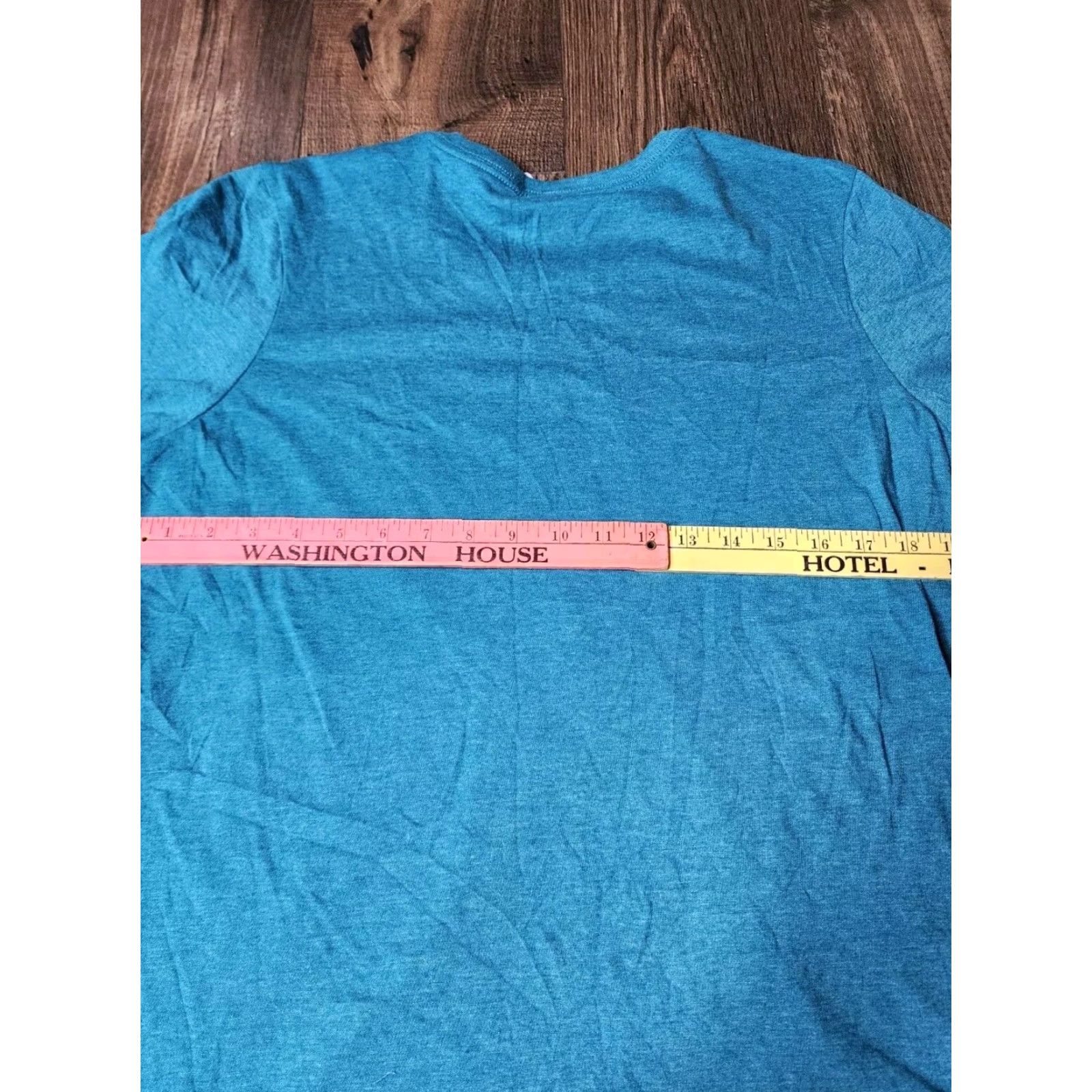 Vintage VINTAGE District Wheels Through Time T-Shirt XL Blue Motorcycle Womens Size XL / US 12-14 / IT 48-50 - 3 Thumbnail