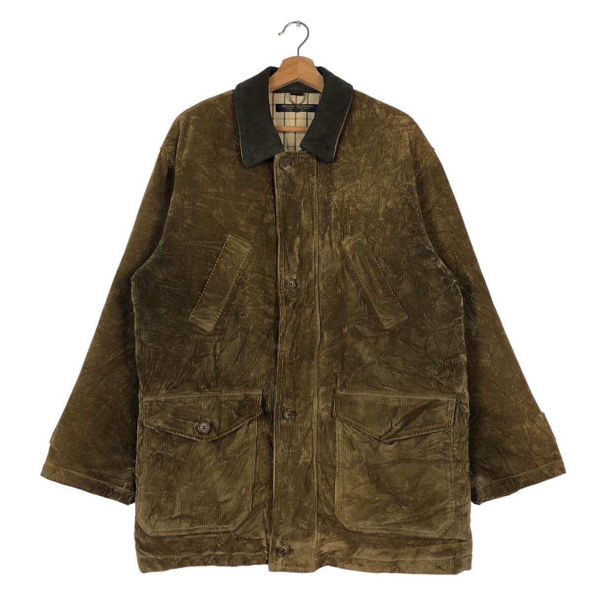 Japanese Brand 🔥Vtg Chore Jacket Brooks Brother Tartan Design Lining Size US M / EU 48-50 / 2 - 1 Thumbnail