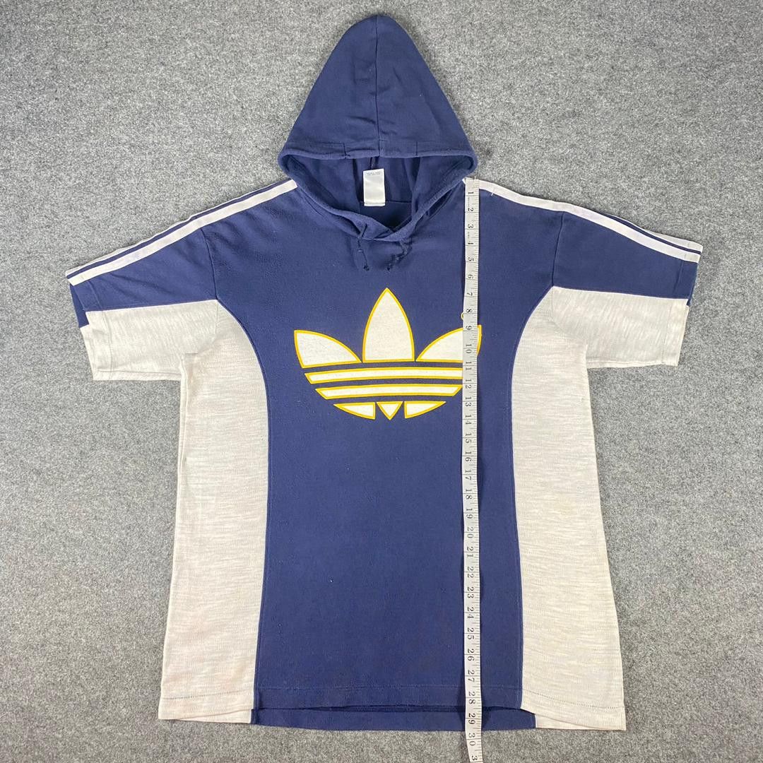 Adidas Vintage 90s Adidas Big Logo Hoodies Size US L / EU 52-54 / 3 - 4 Thumbnail