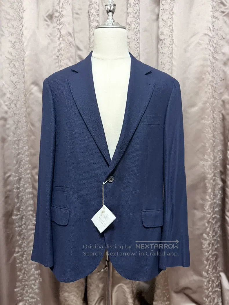 Brunello Cucinelli Brunello Cucinelli Premium Cashmere Business Jacket with W Size 52L - 1 Thumbnail