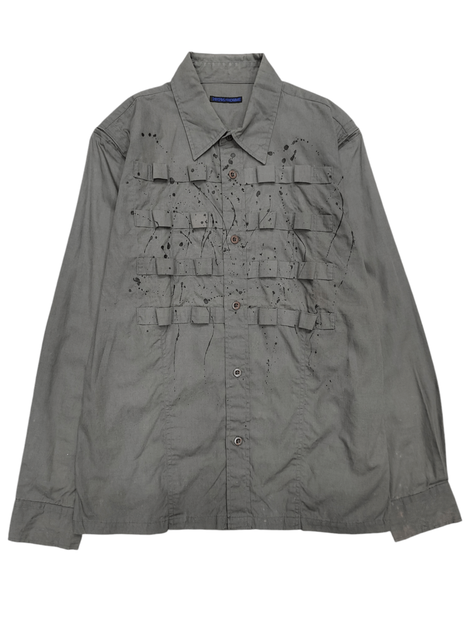 291295=Homme 00s 291295 Homme- Archive Multi Loop Splatter Tactical Shirt Size US M / EU 48-50 / 2 - 1 Thumbnail