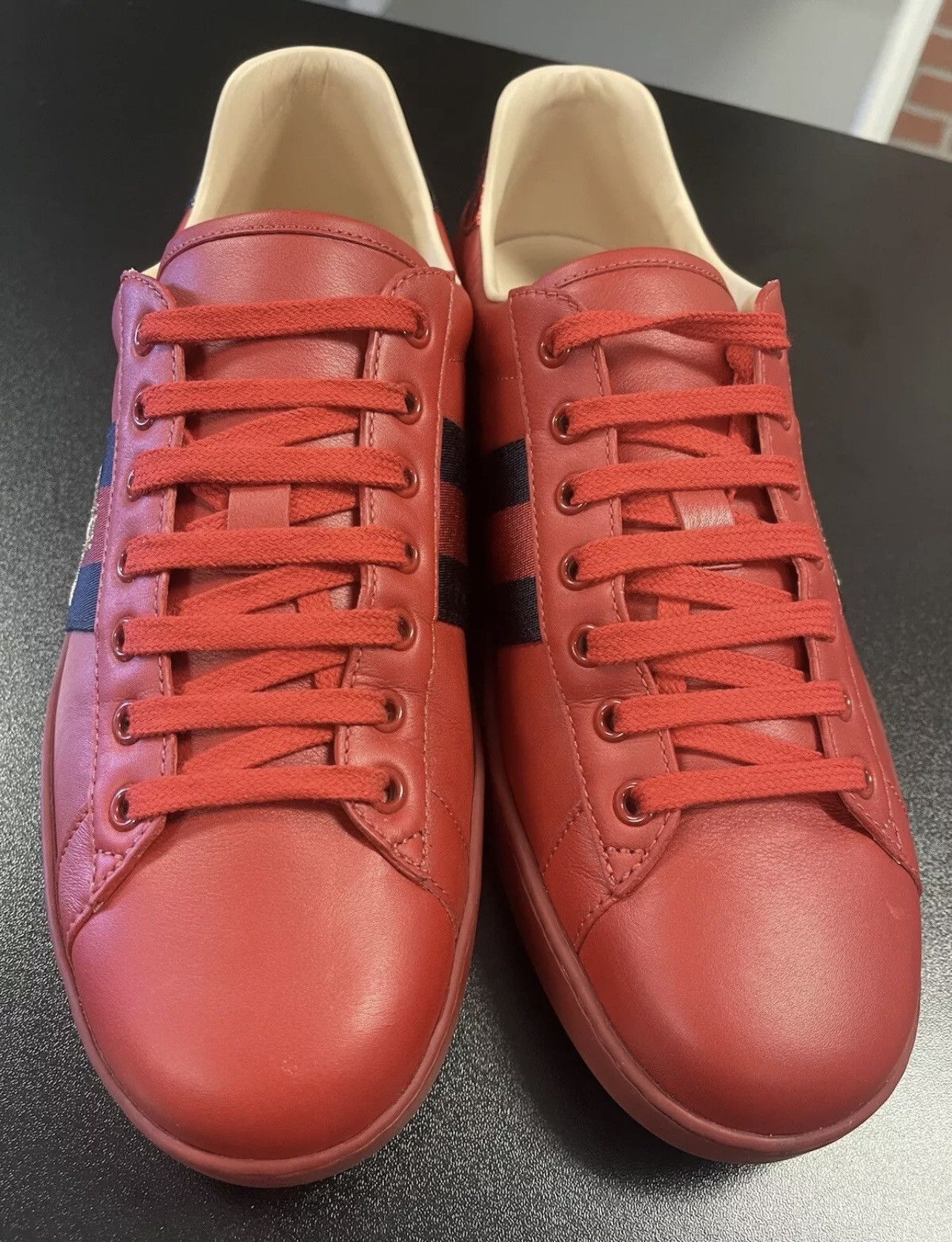Gucci Size 10.5US/10G - Men's Gucci 429446 Ace Bee Sneakers Gucci Size US 10.5 / EU 43-44 - 6 Thumbnail