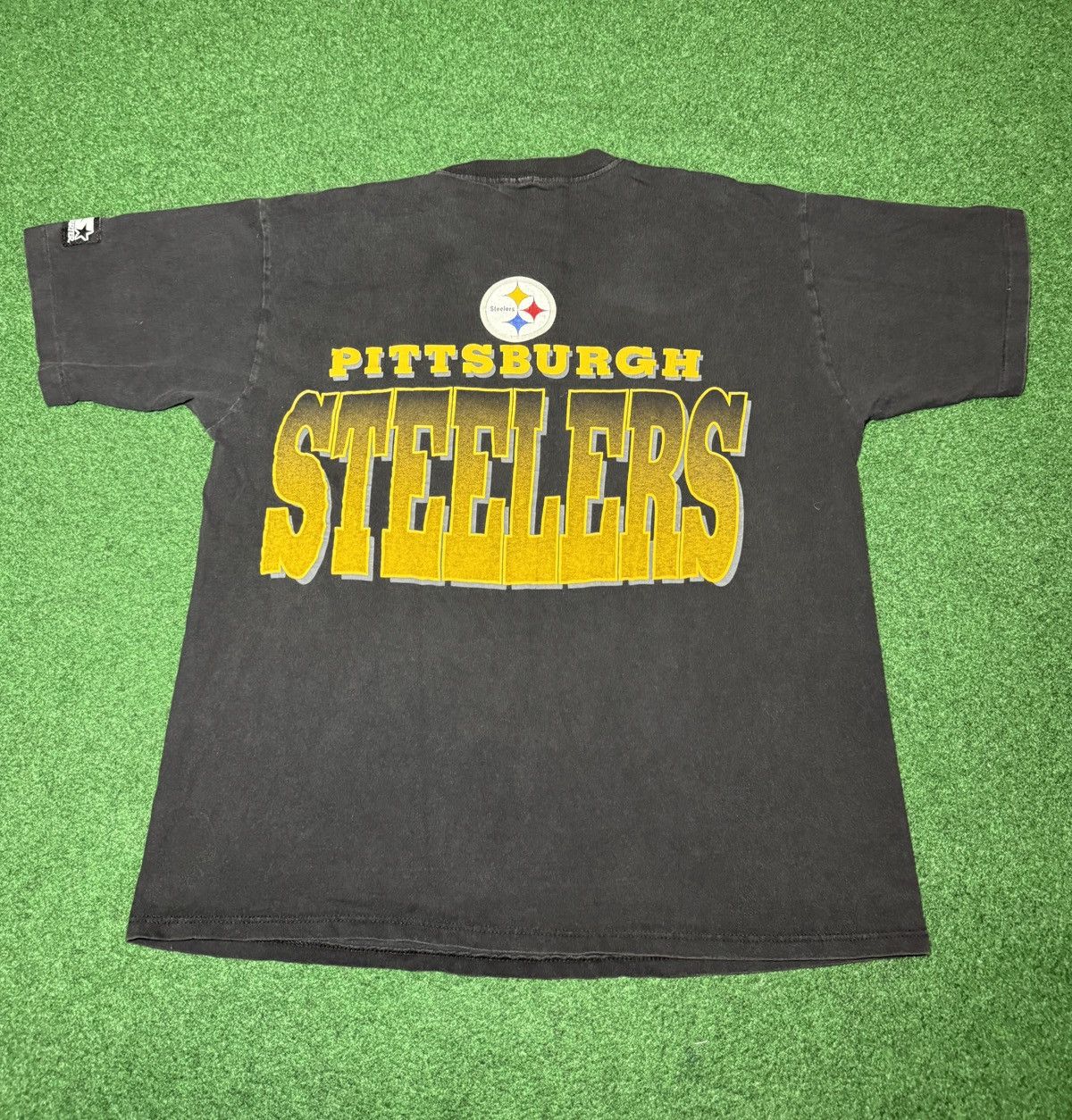 Starter Vintage 90s Pittsburgh Steelers RARE INSANE Starter T Shirt Size US L / EU 52-54 / 3 - 5 Thumbnail