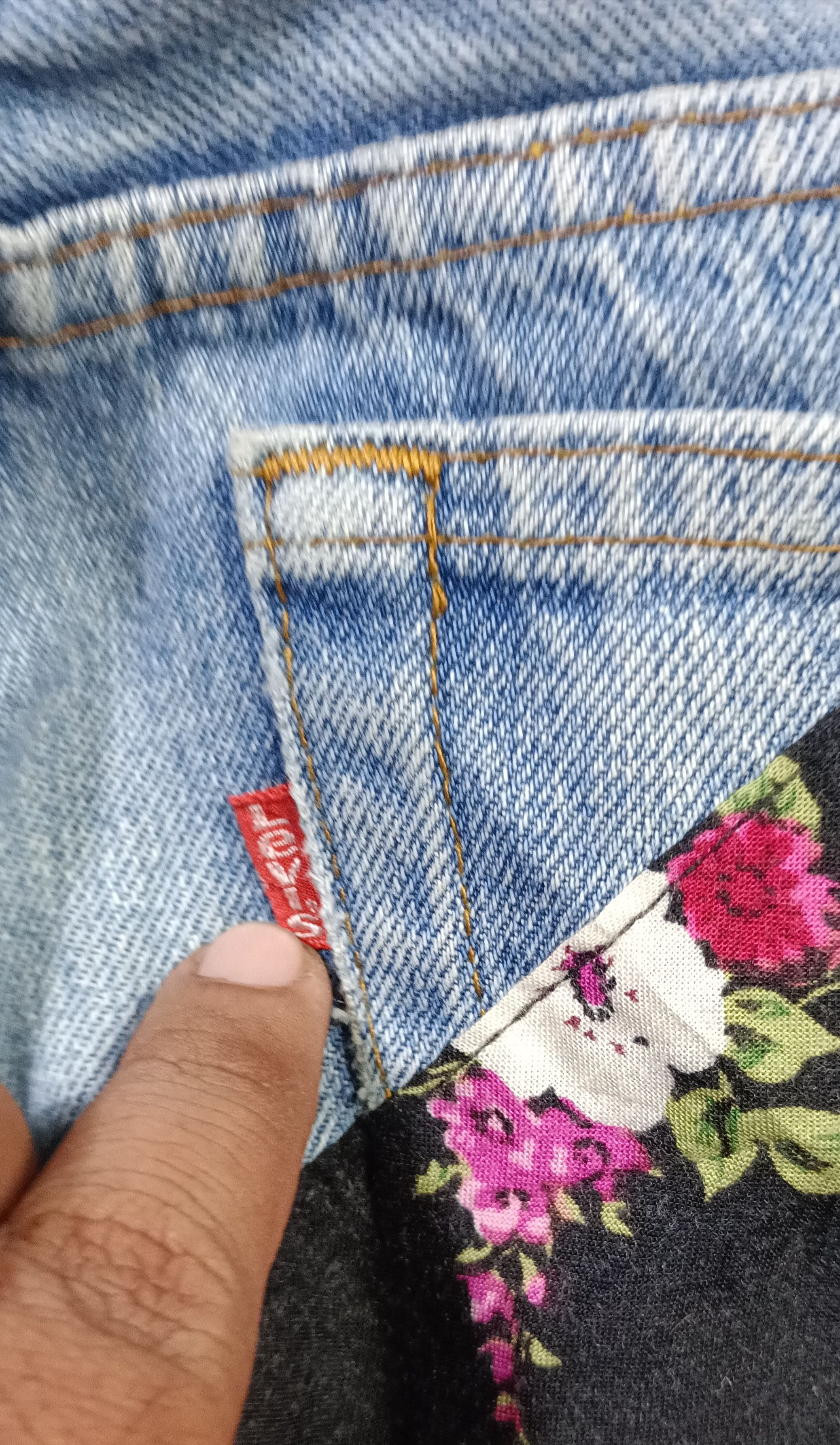 Levi's Levi's "Get Into Troubl 3" Patch Work Denim Size 30" / US 8 / IT 44 - 6 Thumbnail