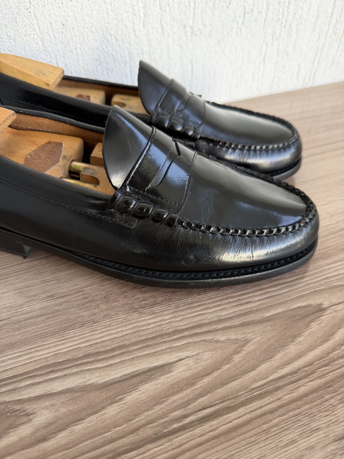 Prada Brushed leather penny loafers Size US 9.5 / EU 42-43 - 4 Thumbnail