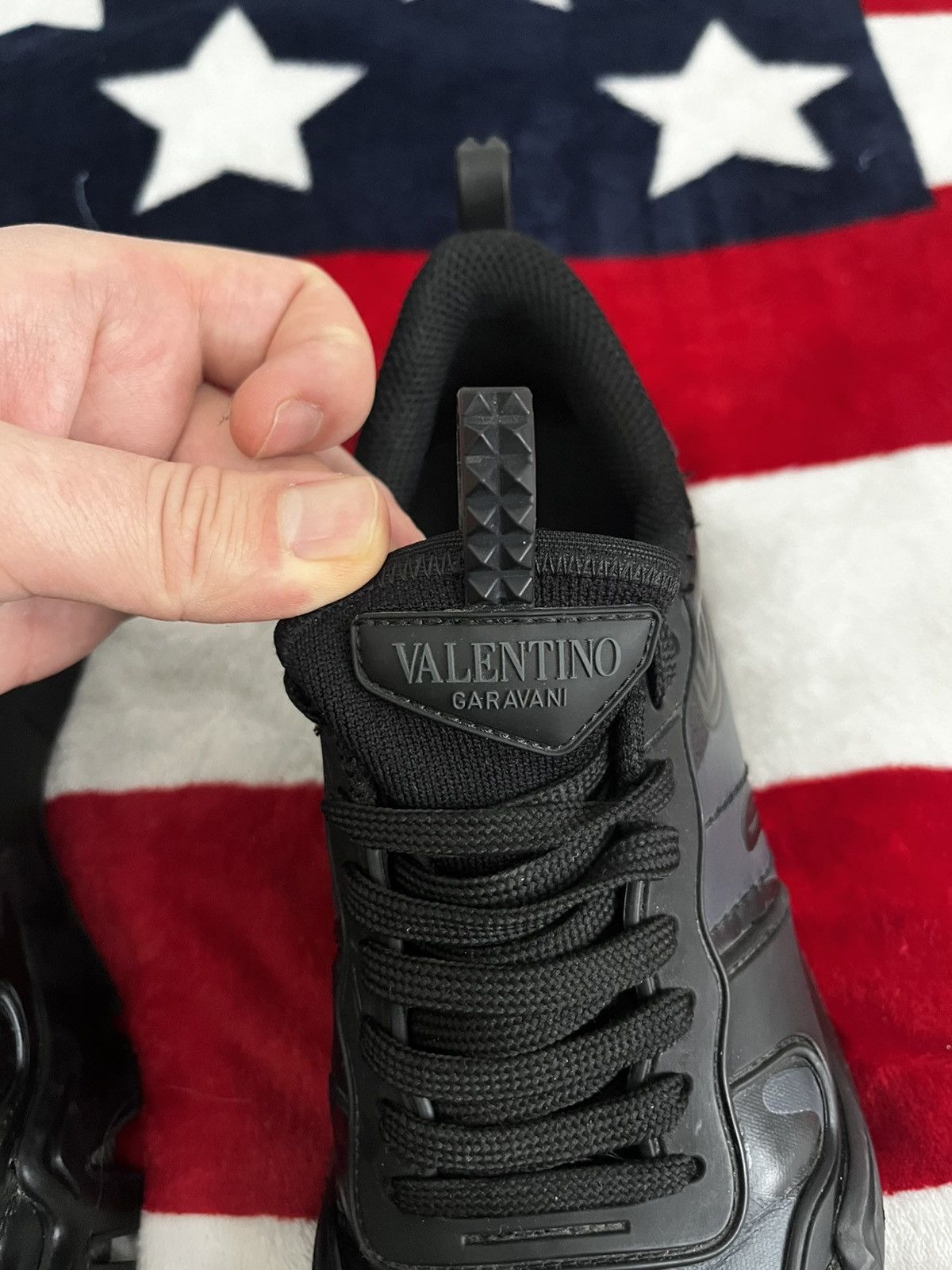 Valentino Valentino Garavani Black Camo Chunky Sneakers Size 41 Size US 8 / EU 41 - 6 Thumbnail
