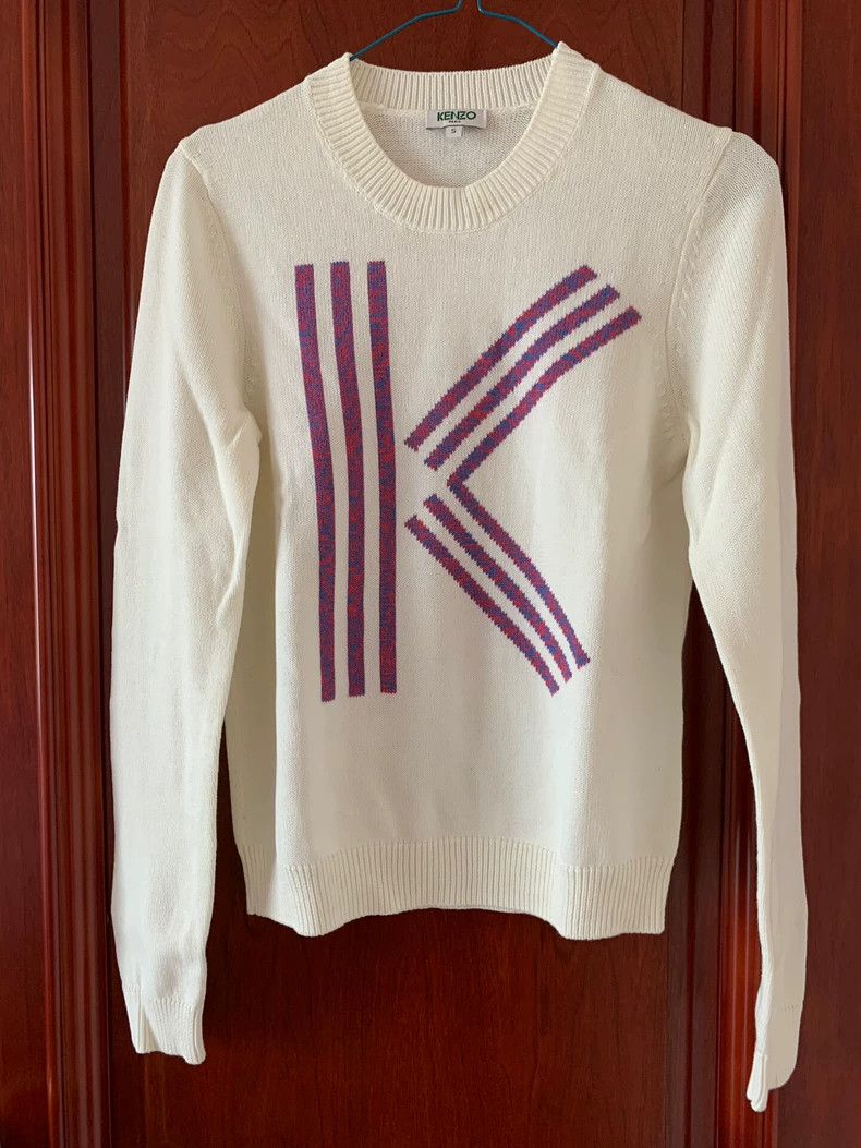 Kenzo KENZO White sweater Size S / US 4 / IT 40 - 1 Thumbnail