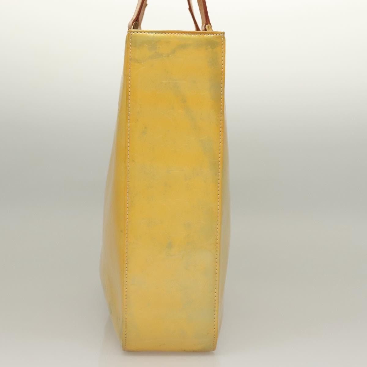 Louis Vuitton LOUIS VUITTON Monogram Vernis Columbus Tote Bag Gris M91028 Size ONE SIZE - 5 Thumbnail