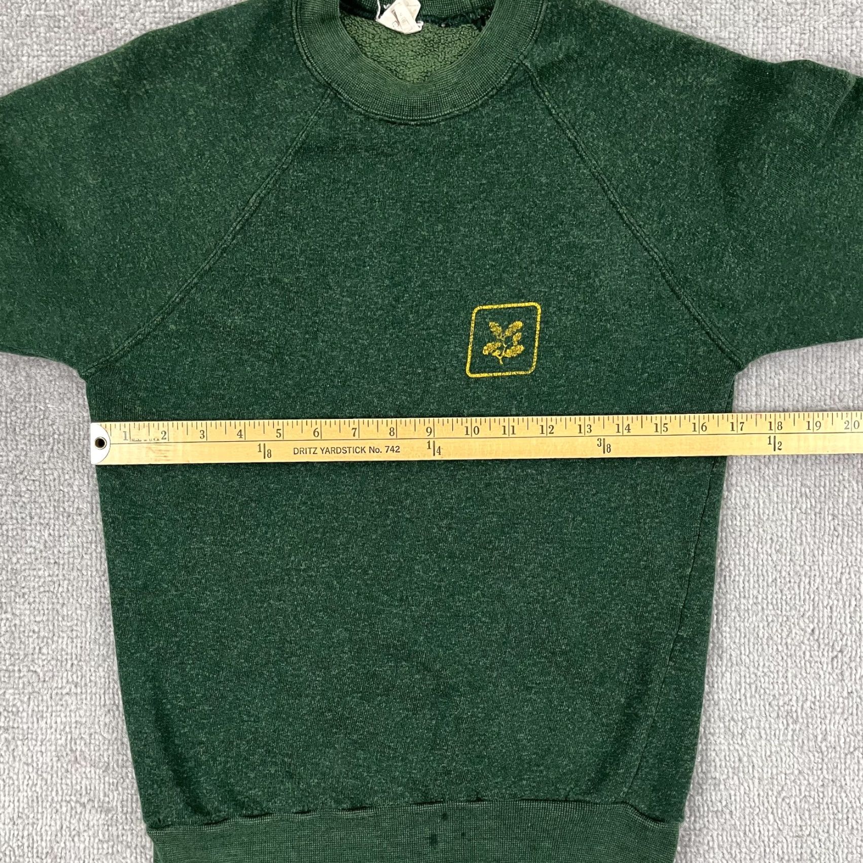 Vintage VTG The National Trust Sweatshirt Shirt Womens Small Green Crew Pullover Knit Cotton 90s Vintage UK Made Mens Womens Boys Girls Size S / US 4 / IT 40 - 5 Thumbnail